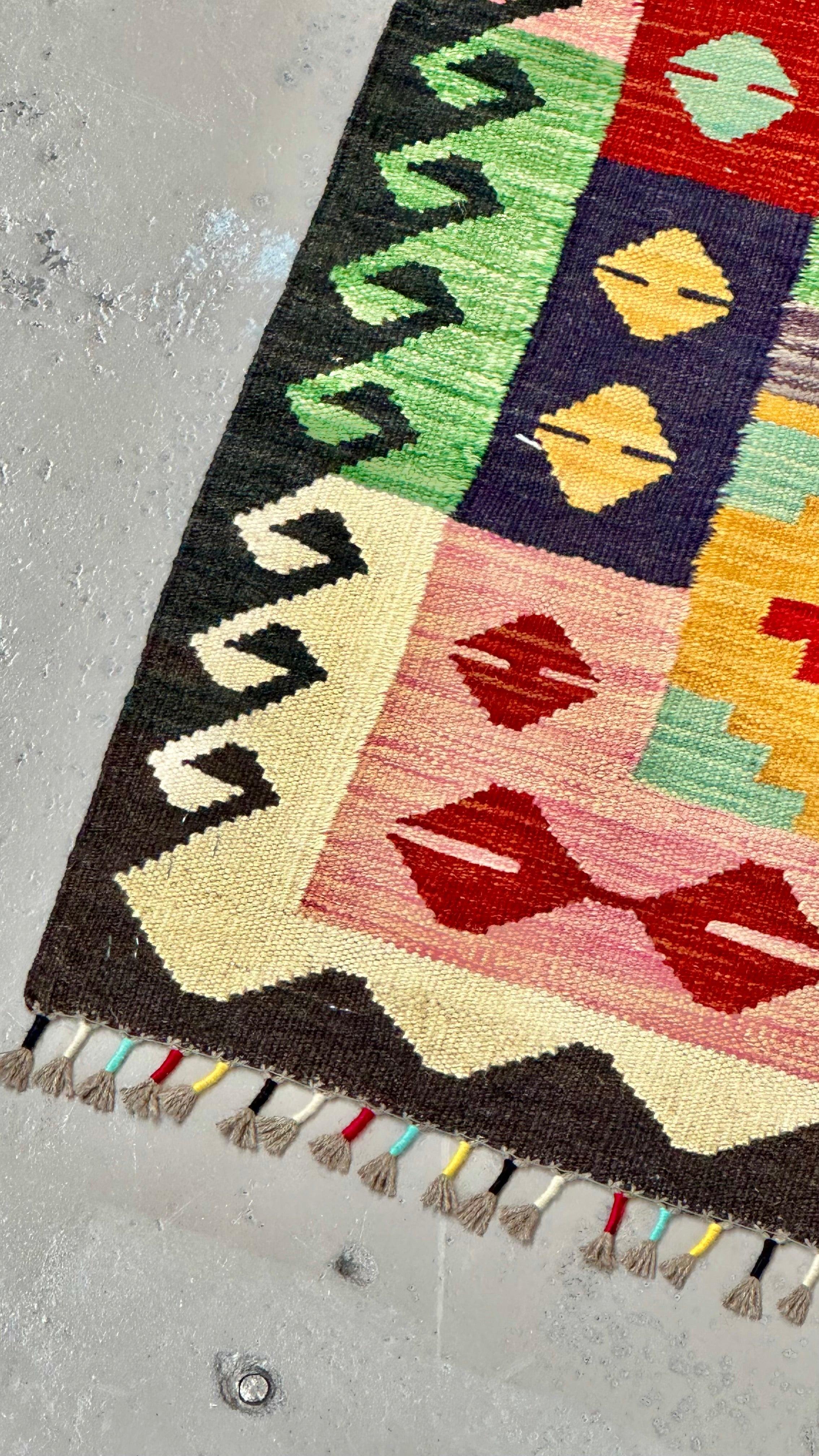 Chobi Afghan Handmade — 2.01 x 1.47