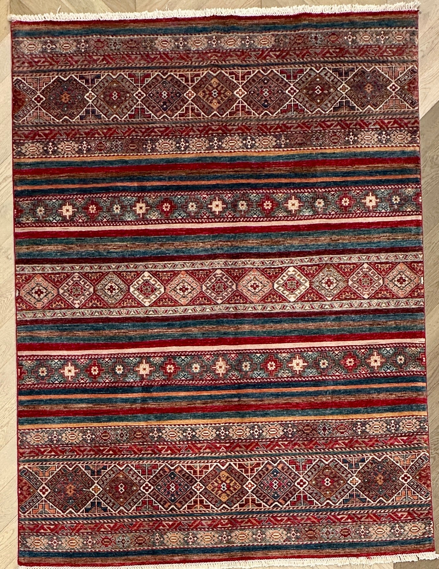 Chobi Afghan Handmade — 2.37 x 1.89