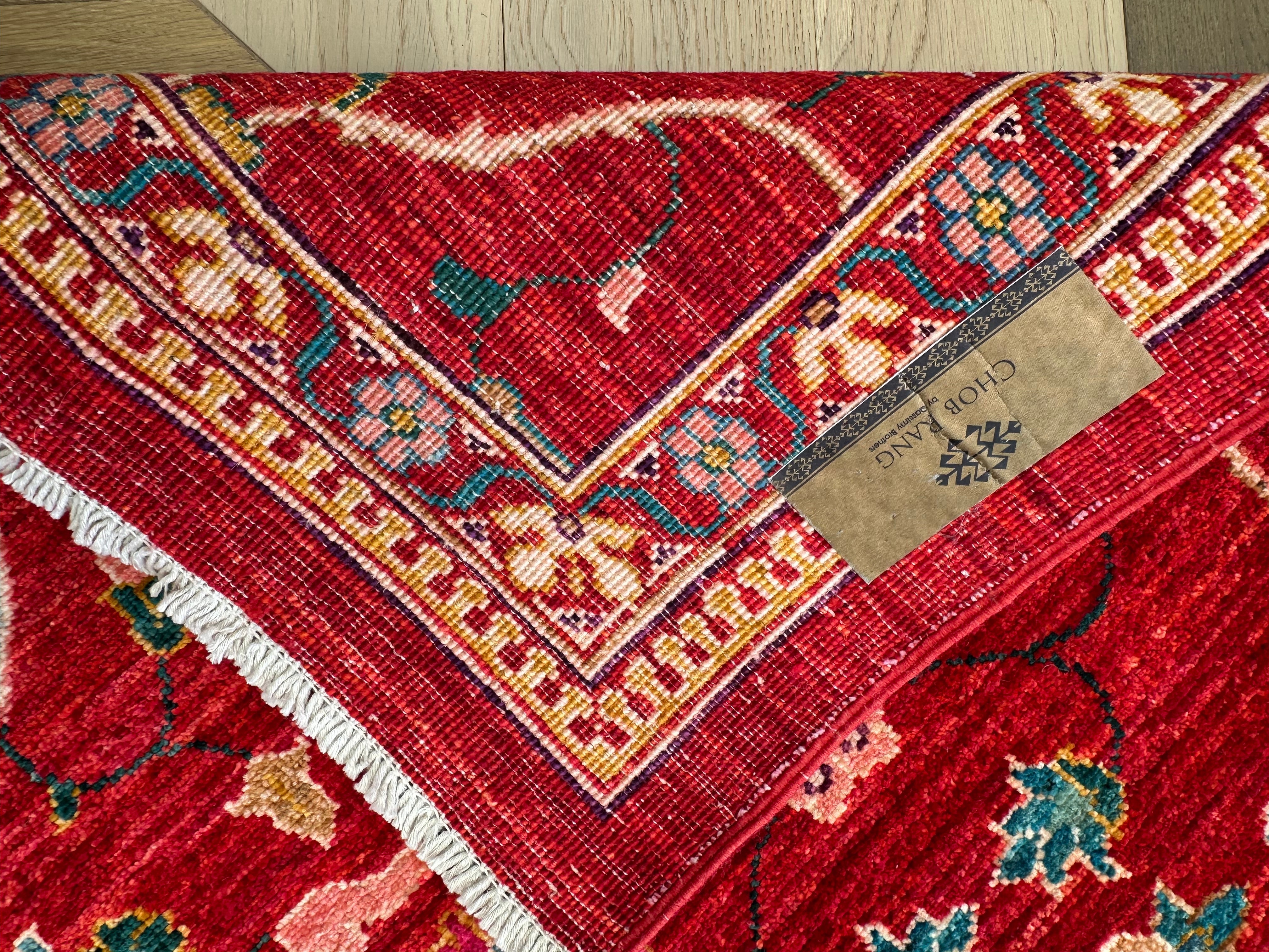 Afghan handmade rug,Chobi. Size:282x199 cm