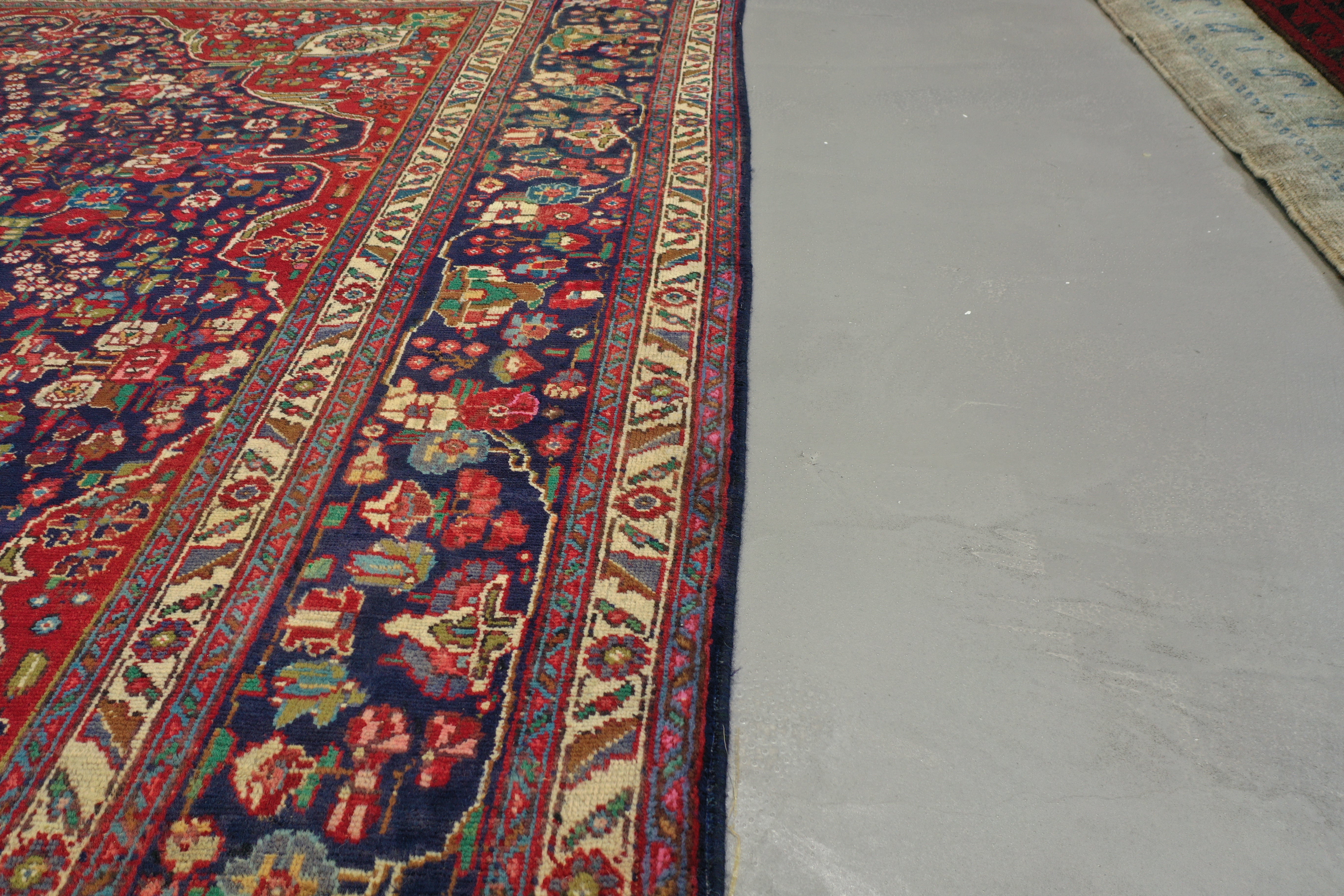 Red Afghan Handmade — 3.13 x 2.30