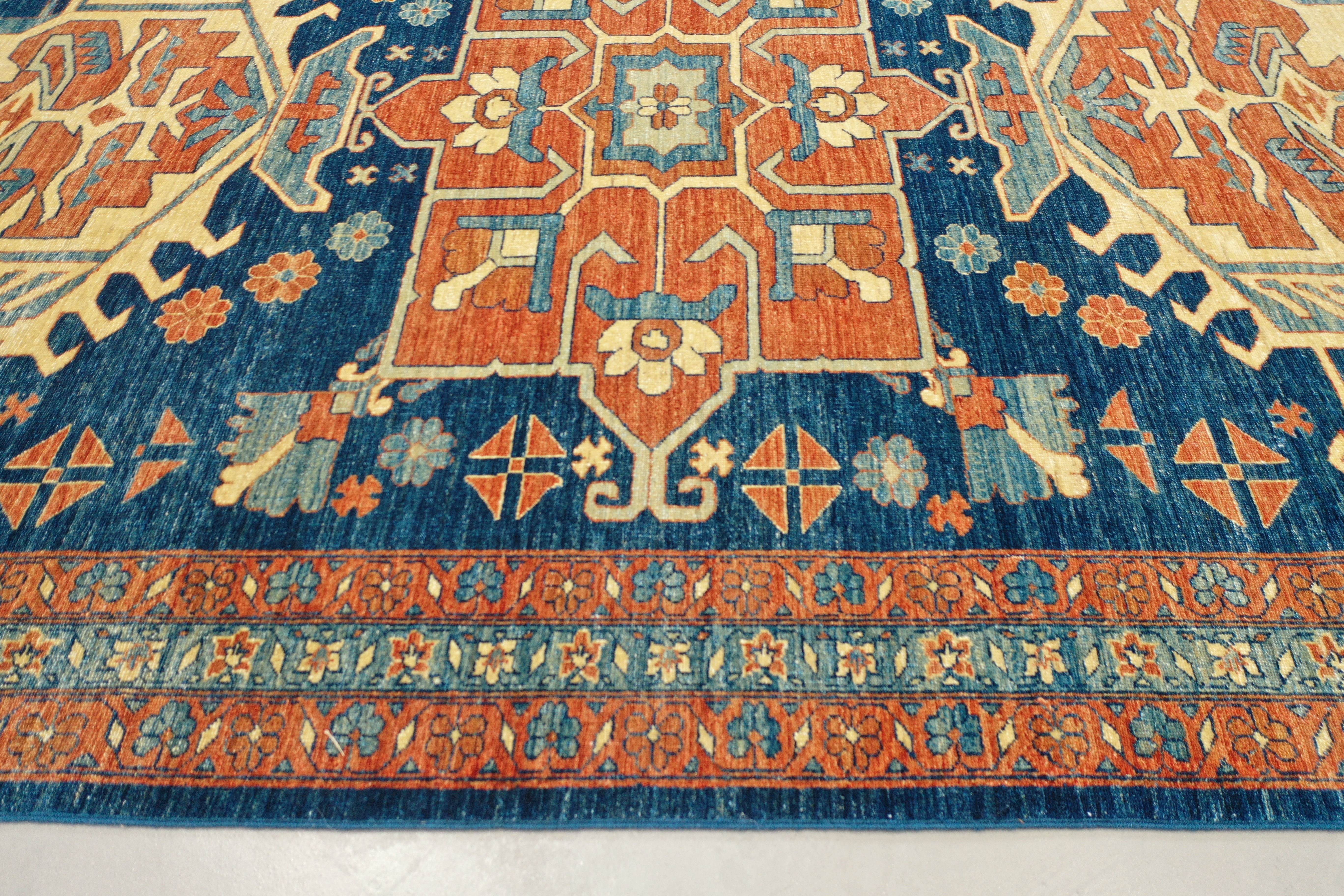 Vintage Afghan Chobi rug 283x220cm