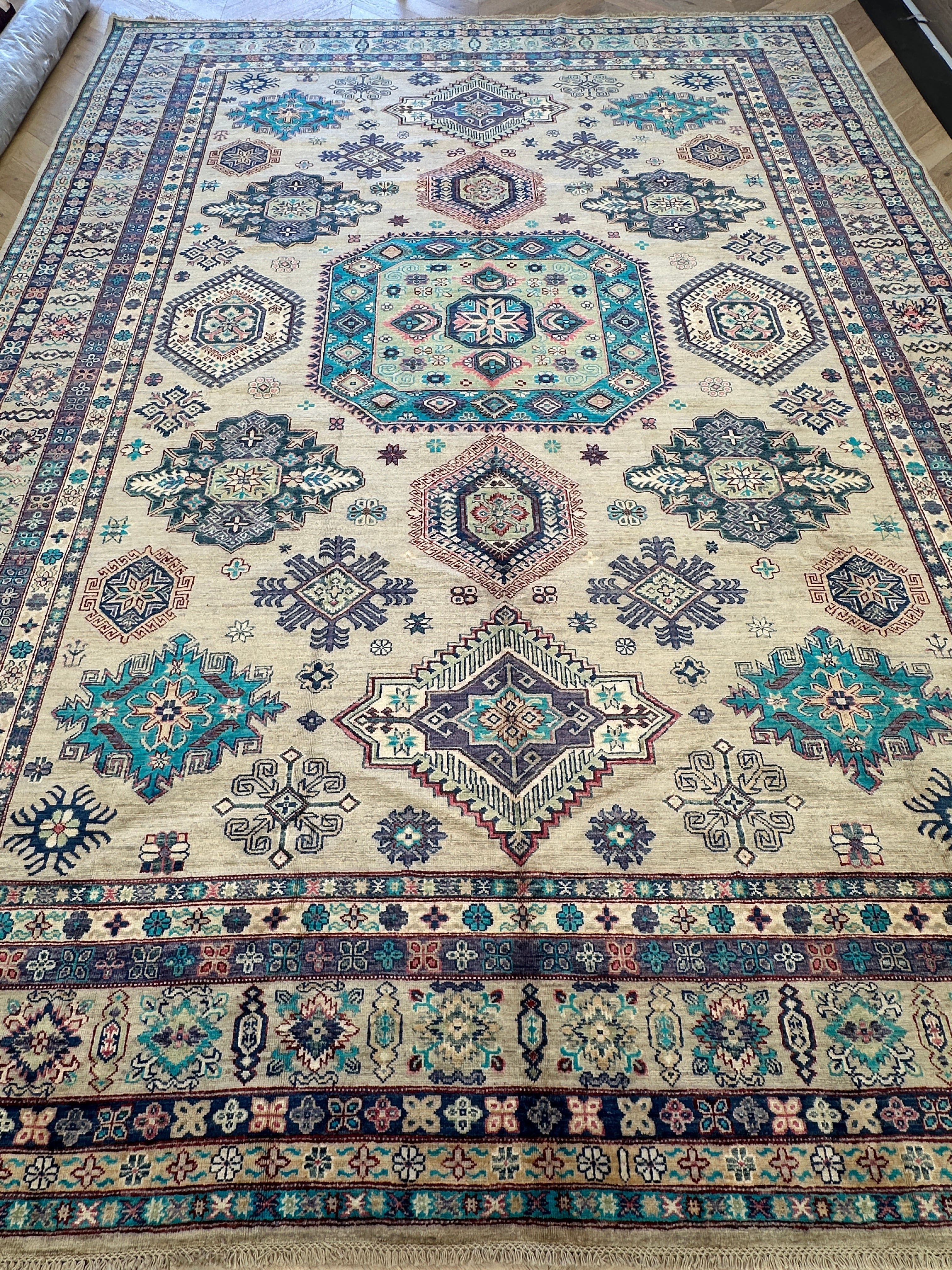 Chobi Afghan Handmade — 4.03 x 3.03