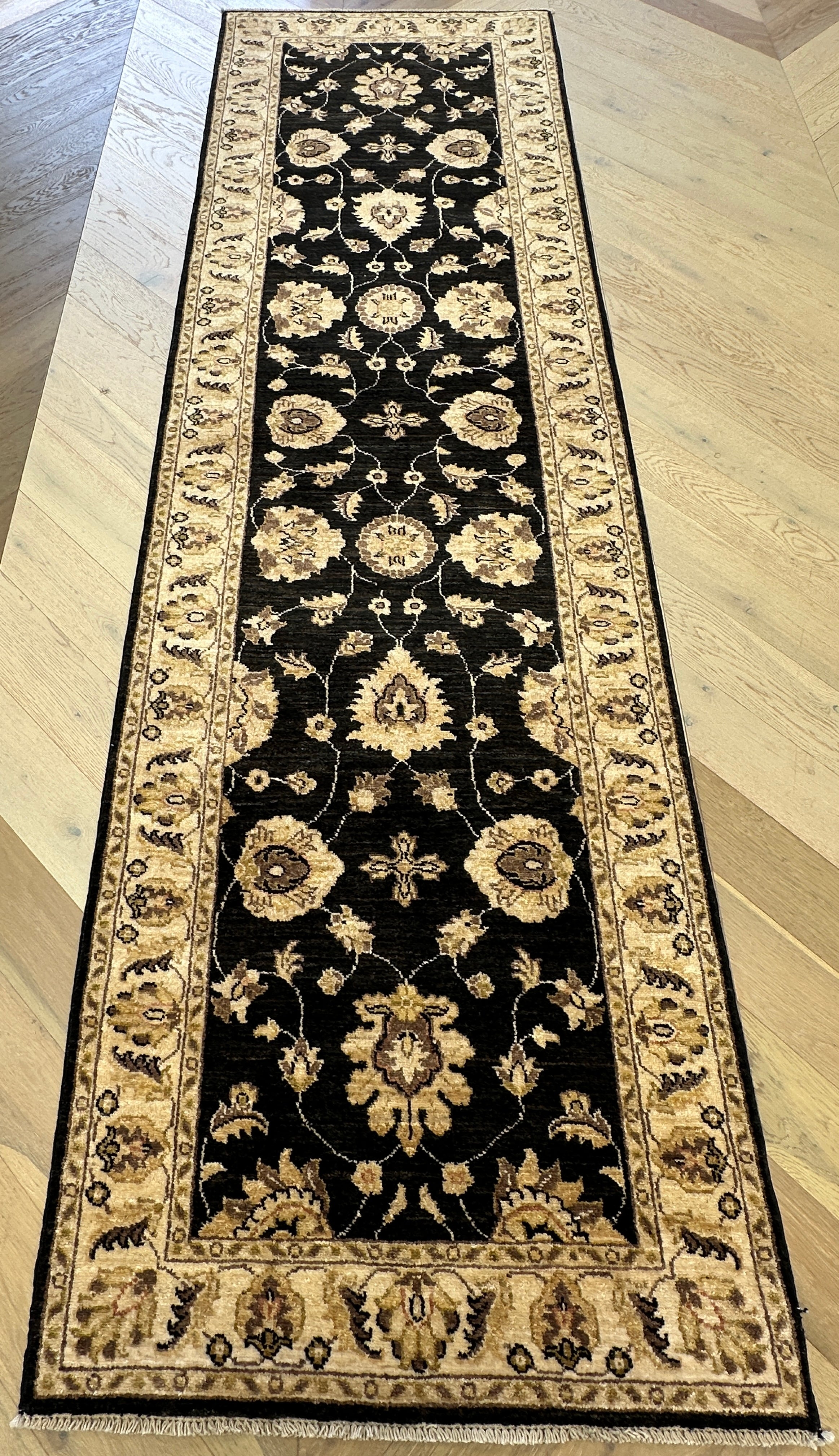 Chobi Afghan Handmade — 3.00 x 0.87