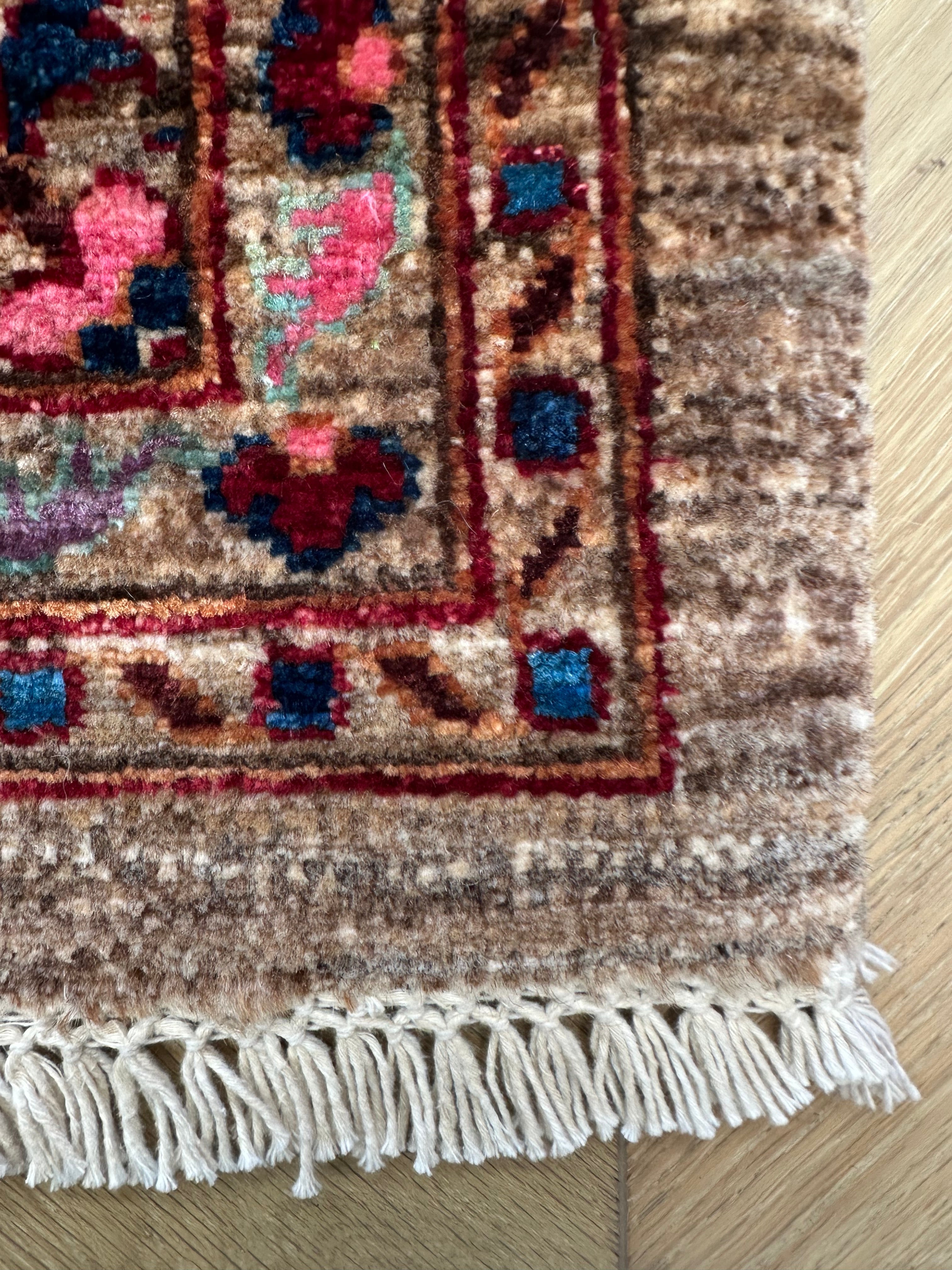 Chobi Afghan Handmade — 3.72 x 2.53