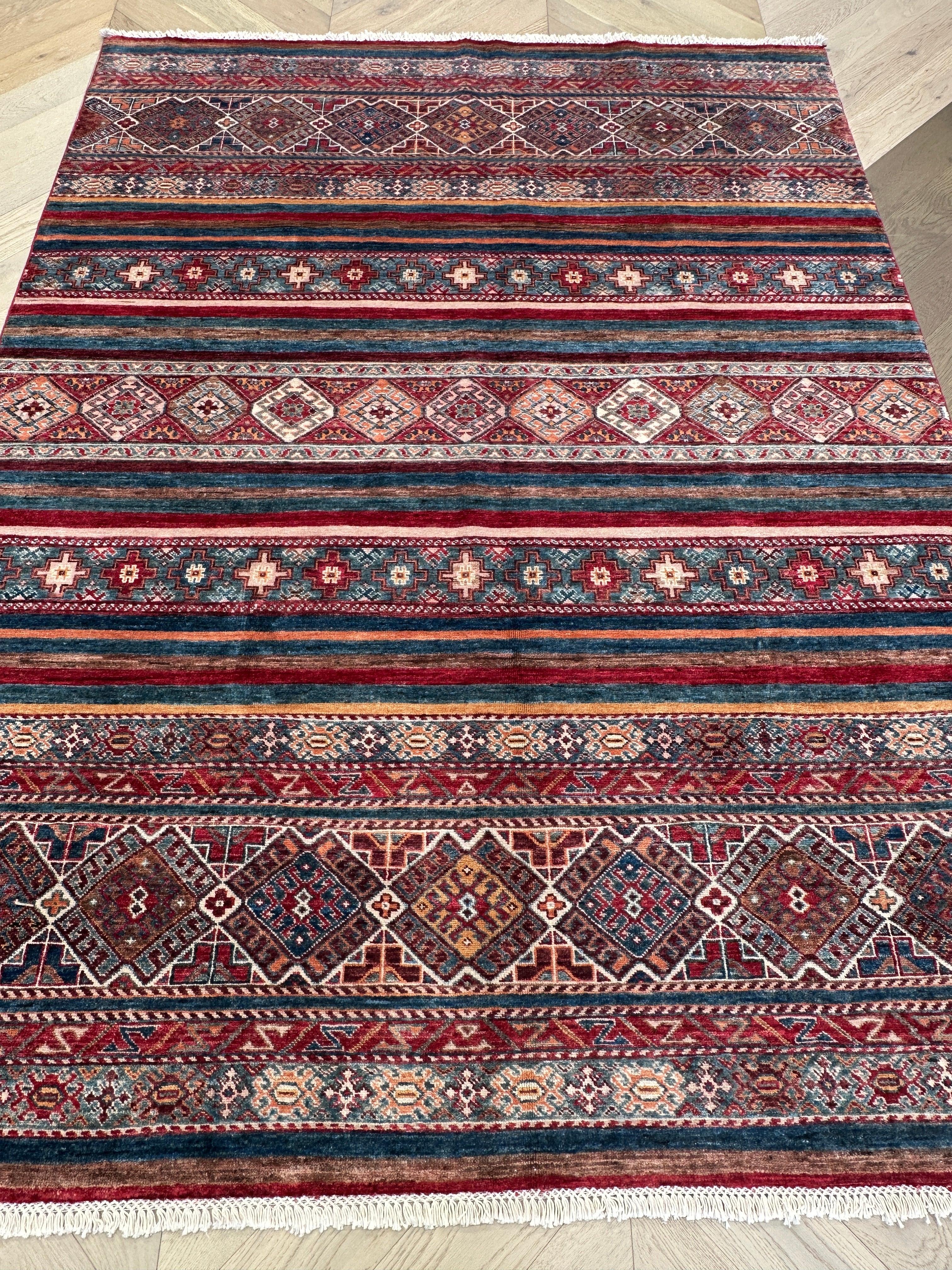 Chobi Afghan Handmade — 2.37 x 1.89