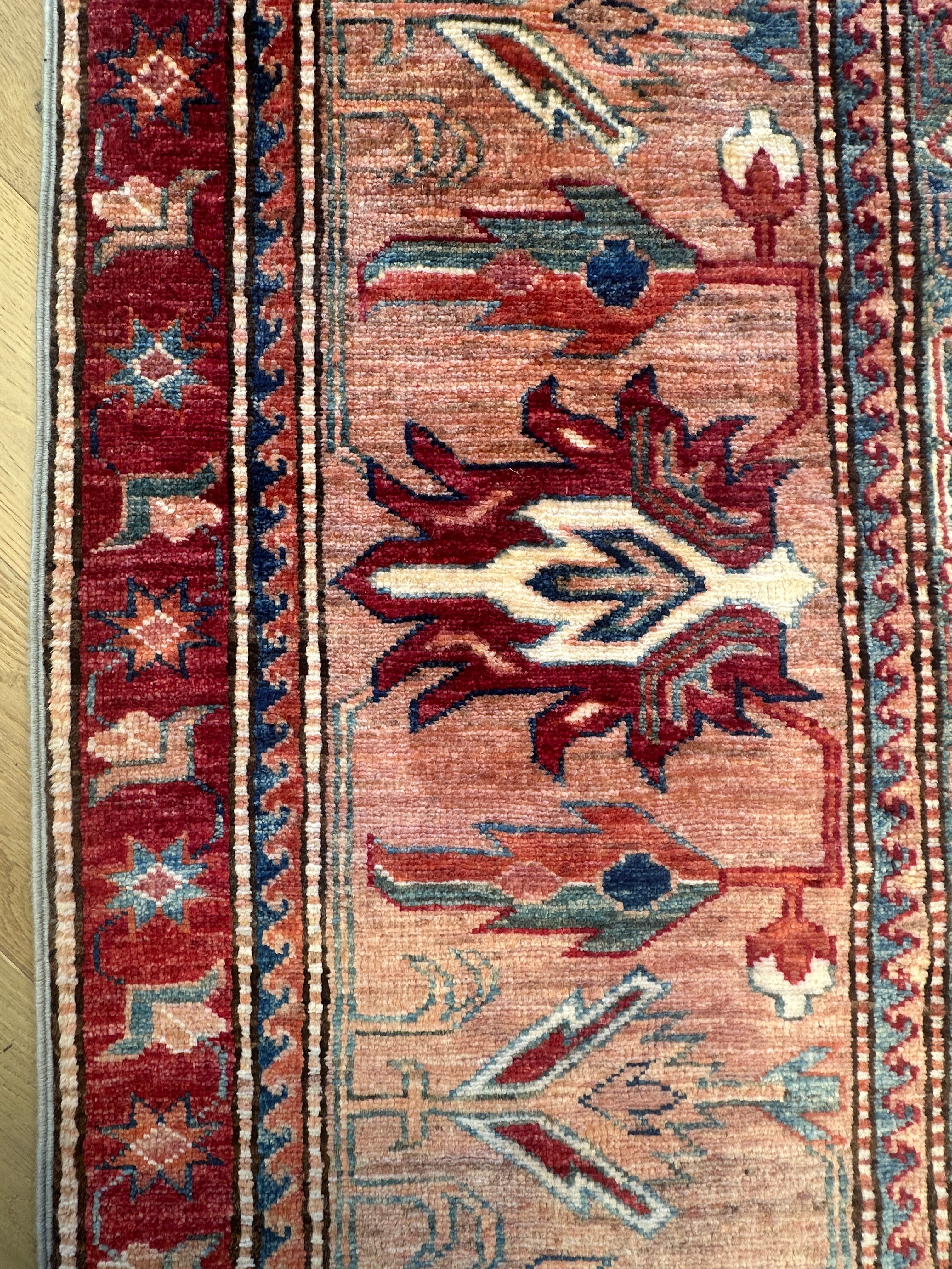 Chobi Afghan Handmade — 3.69 x 2.69