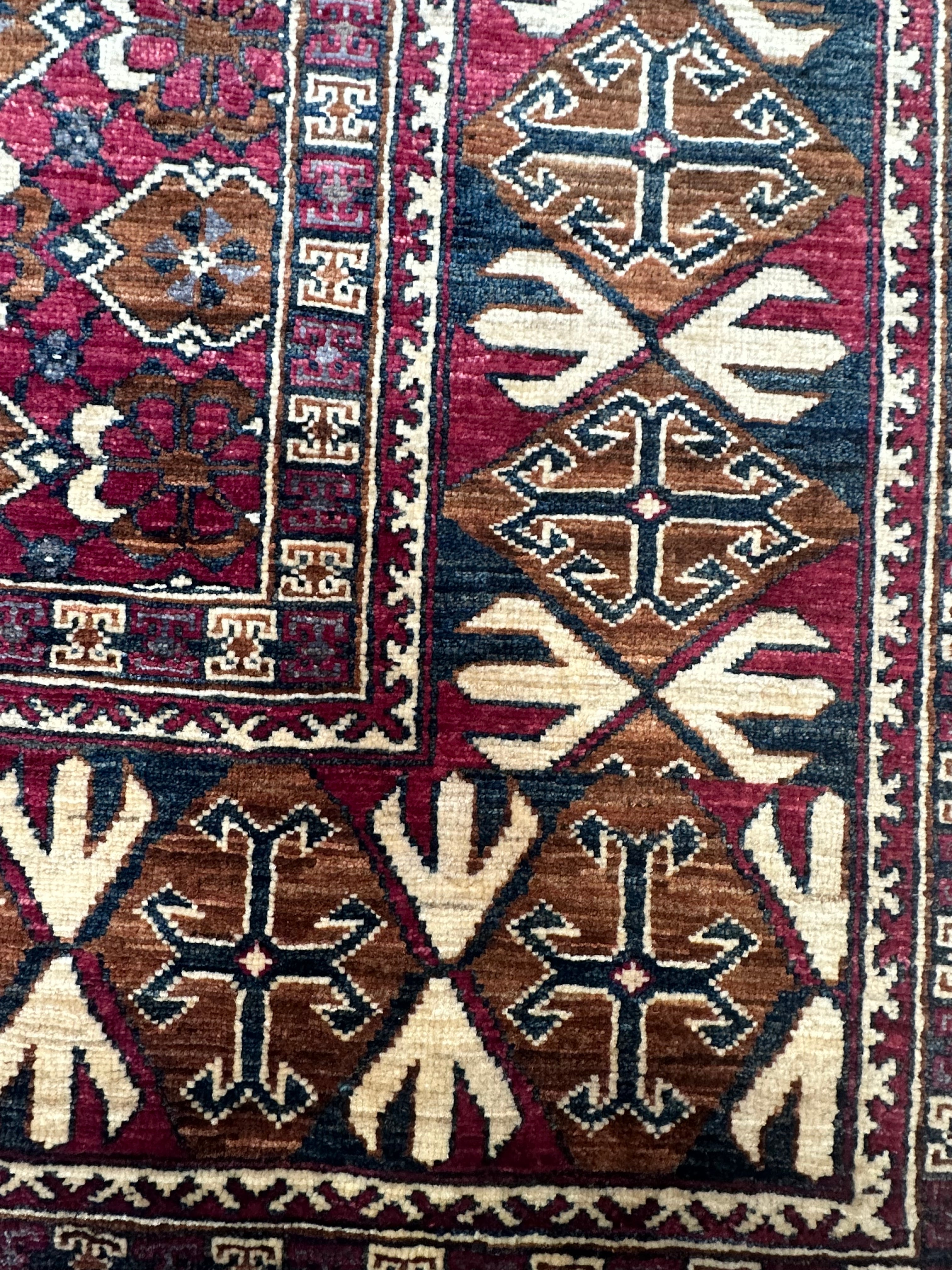 Chobi Afghan Handmade — 3.40 x 2.30