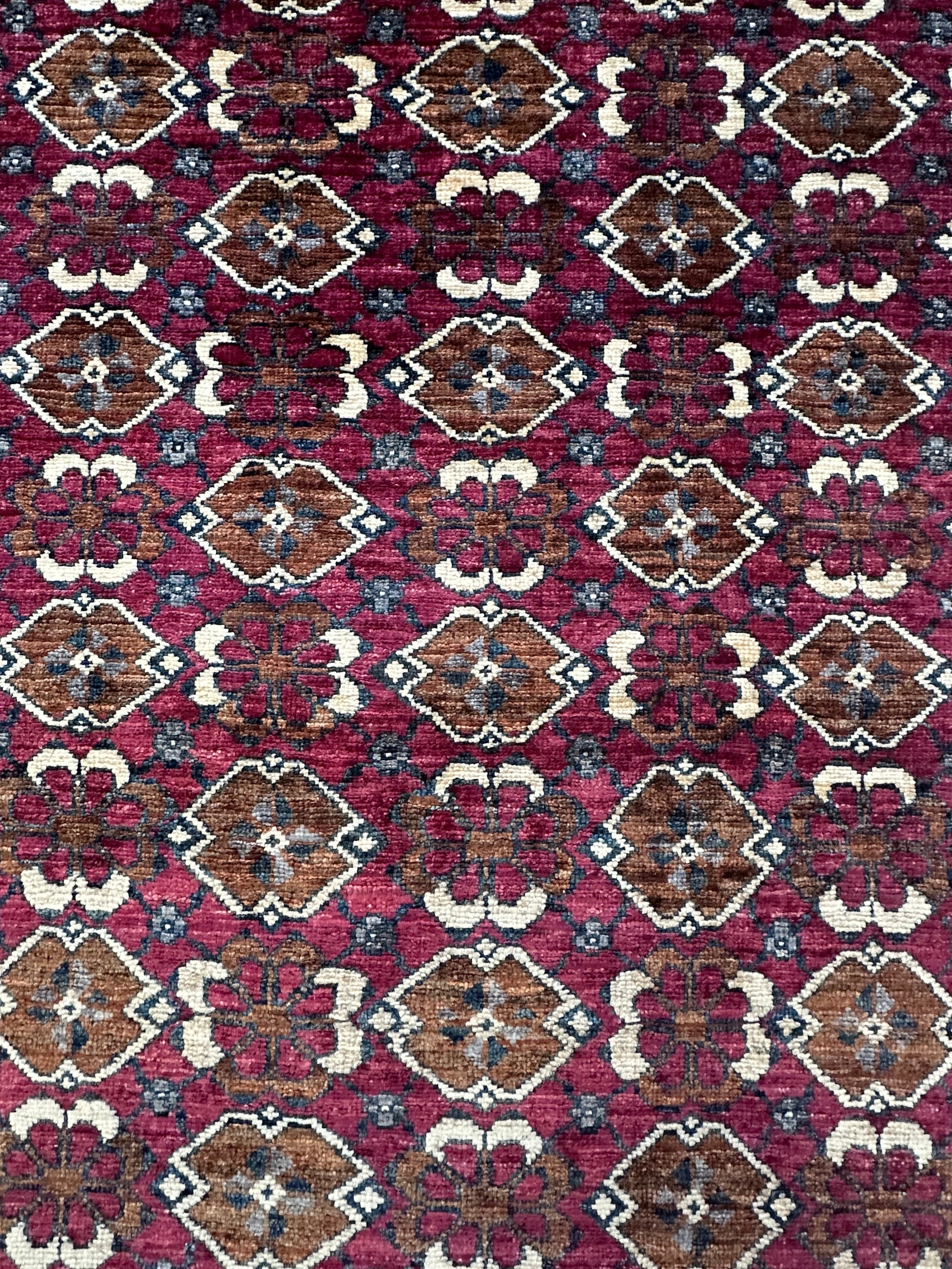 Afghan handmade rug,Chobi. Size:340x230 cm