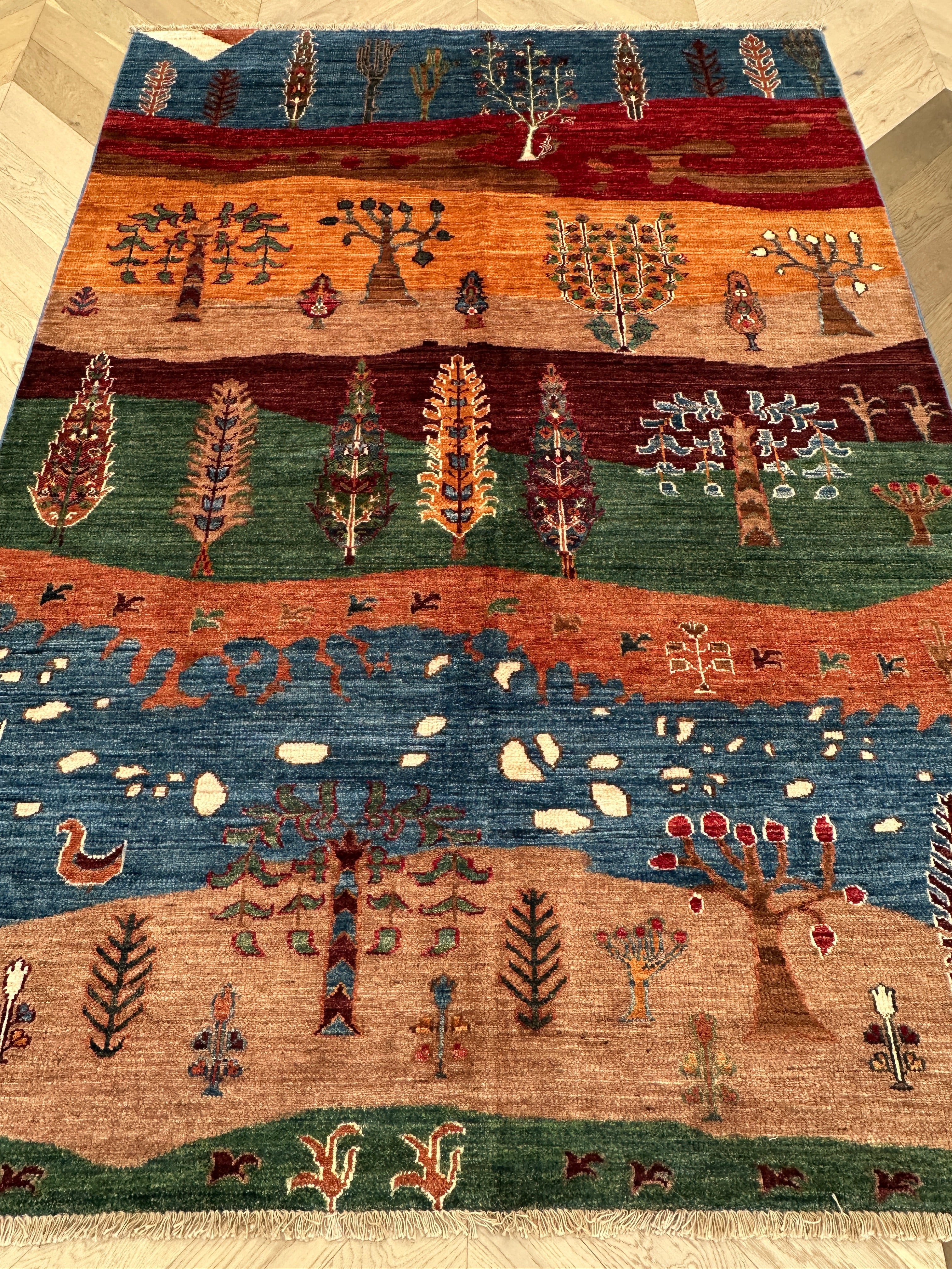 Chobi Afghan Handmade — 2.50 x 1.74