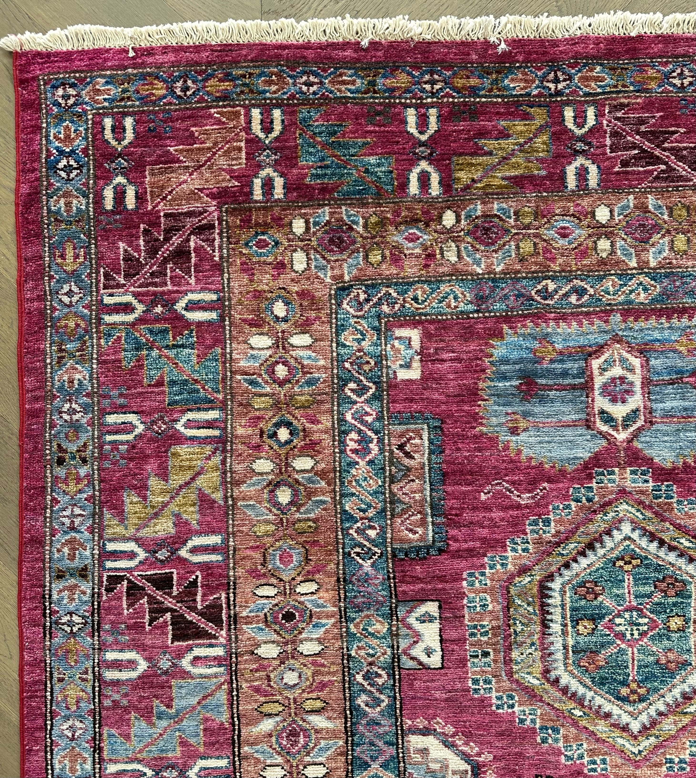 Chobi Afghan Handmade — 3.54 x 2.50