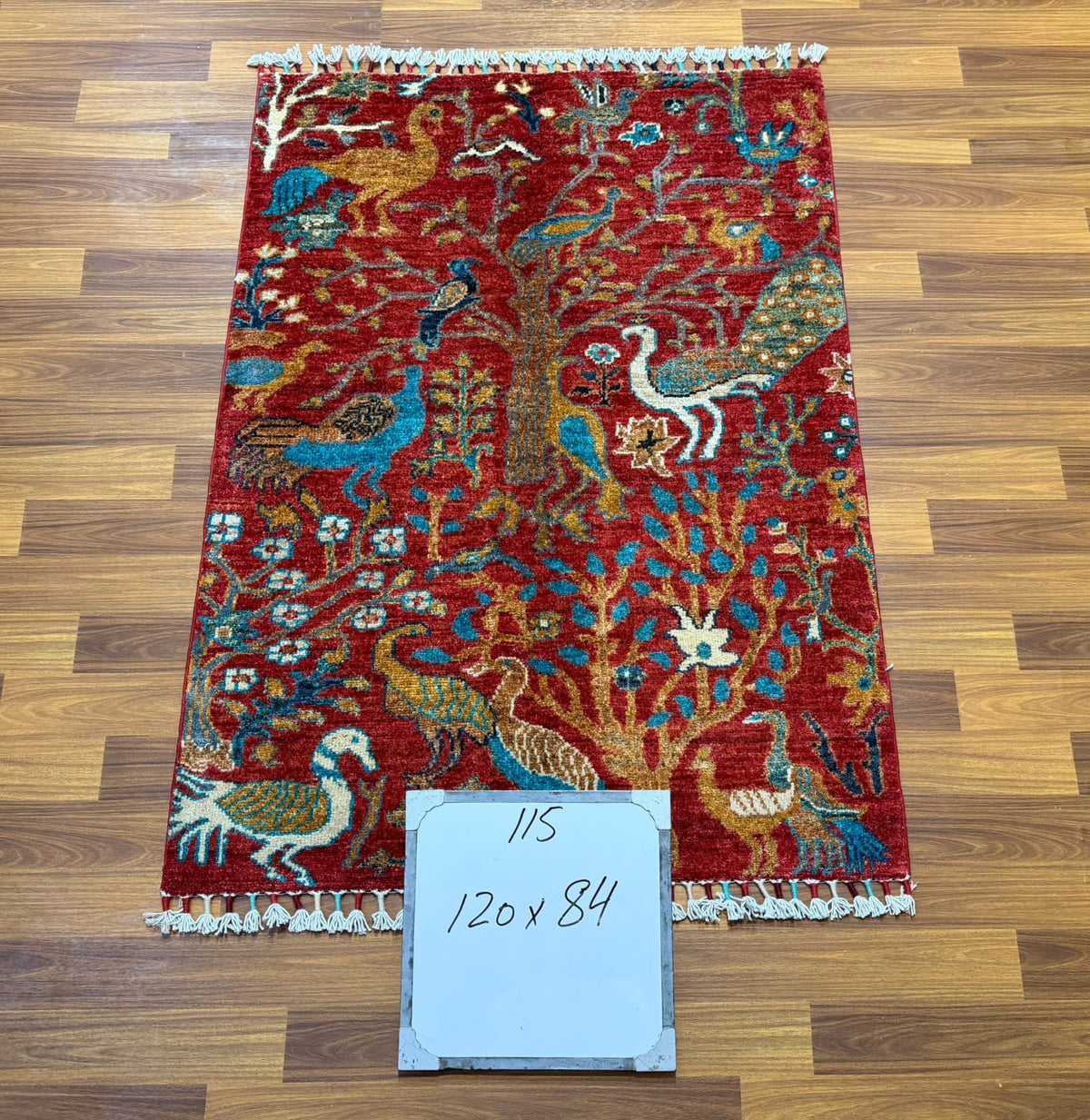 Afghan Ghusoon Wall Hanging Rug - 120 x 84 cm