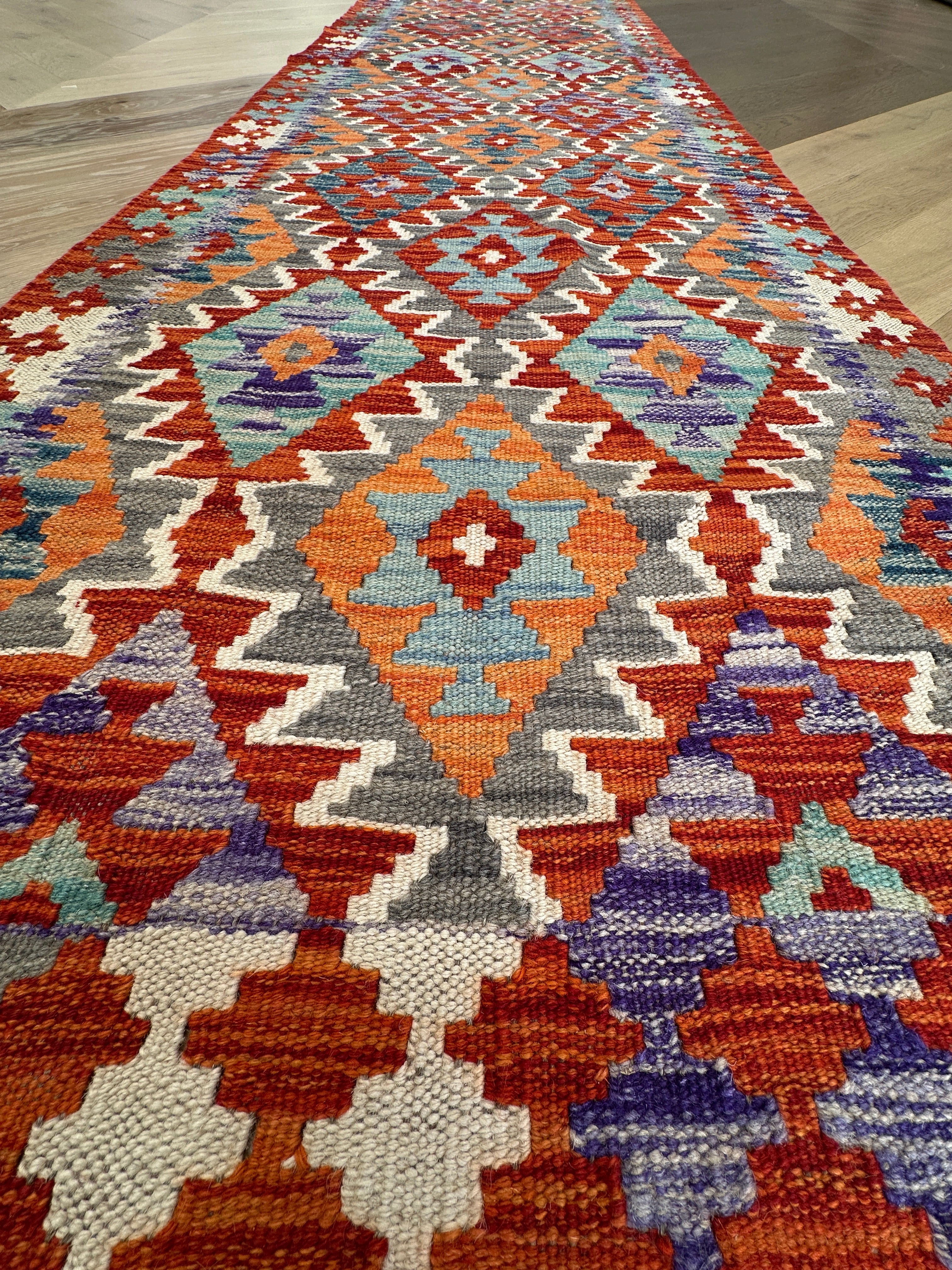 Afghan Kilim — 3.00 x 0.80
