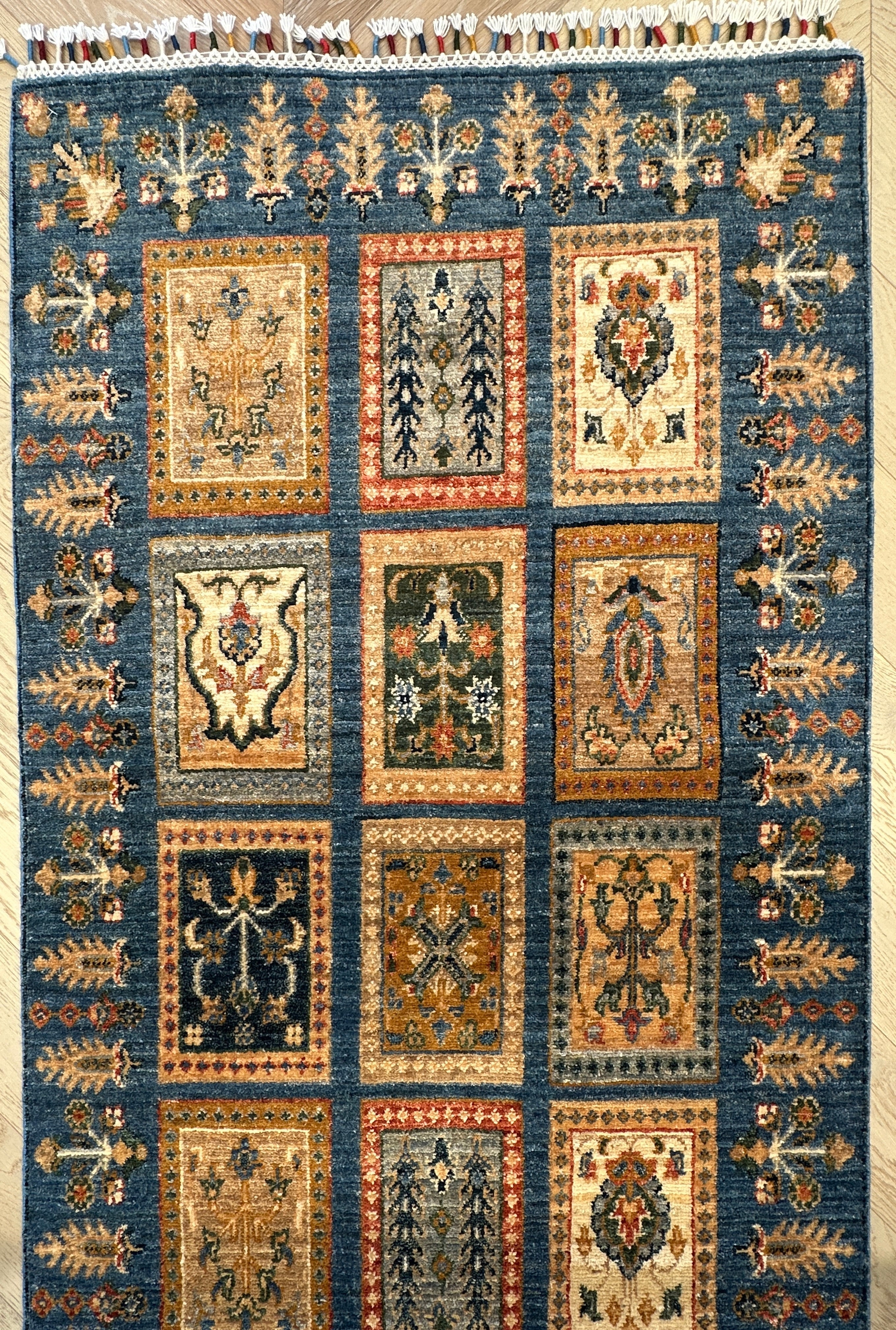Chobi Afghan Handmade — 2.82 x 0.79
