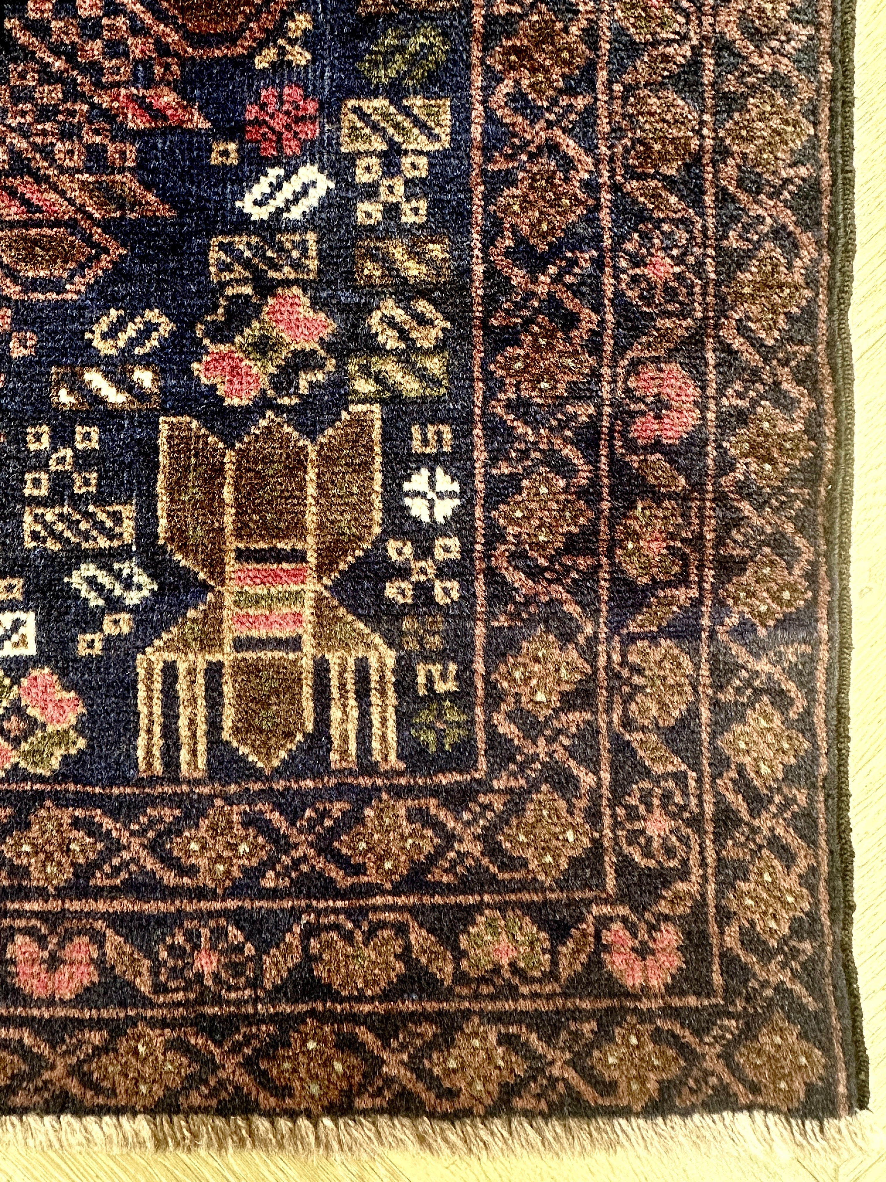 Chobi Afghan Handmade — 2.91 x 0.85