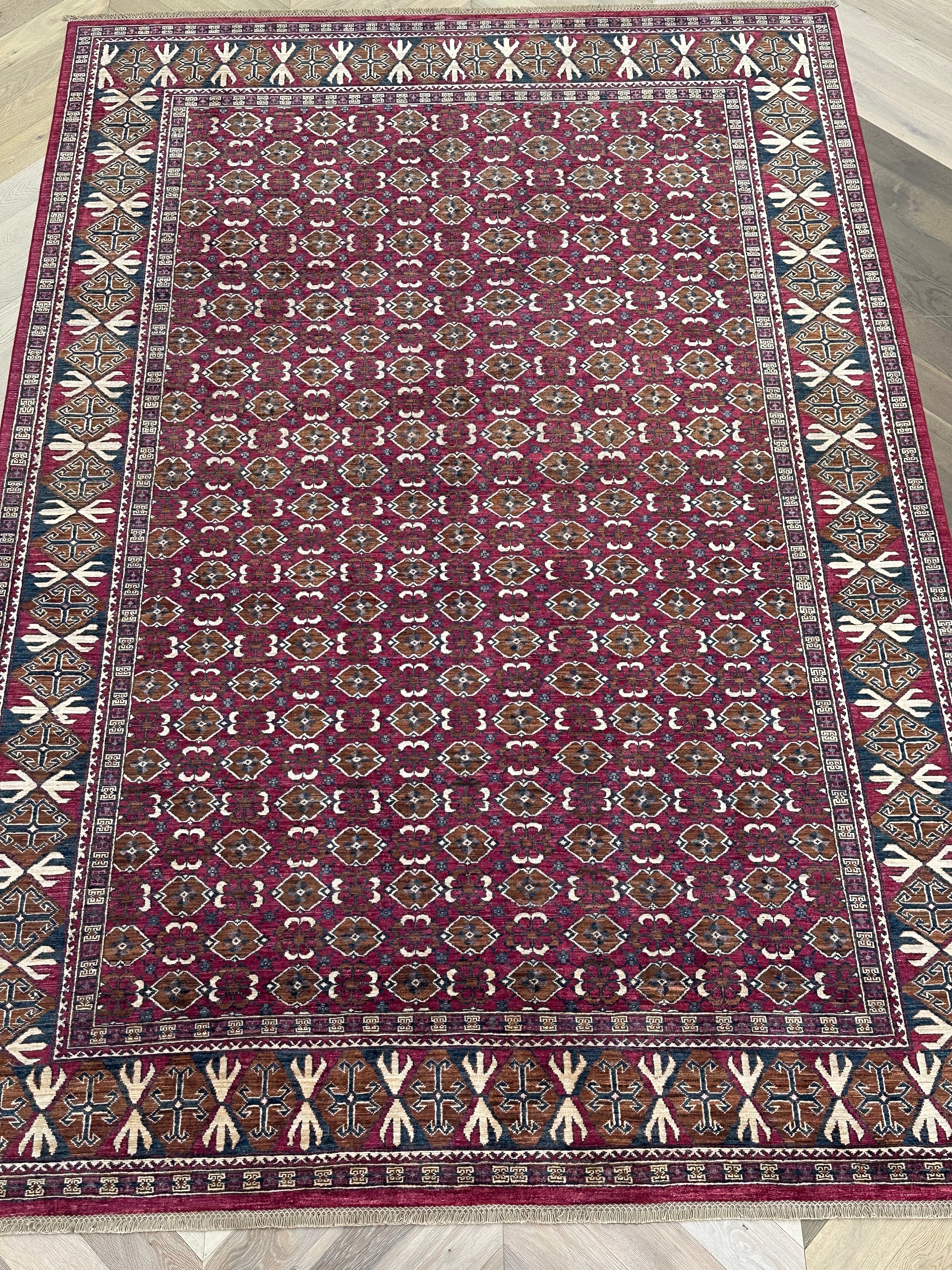 Chobi Afghan Handmade — 3.40 x 2.30