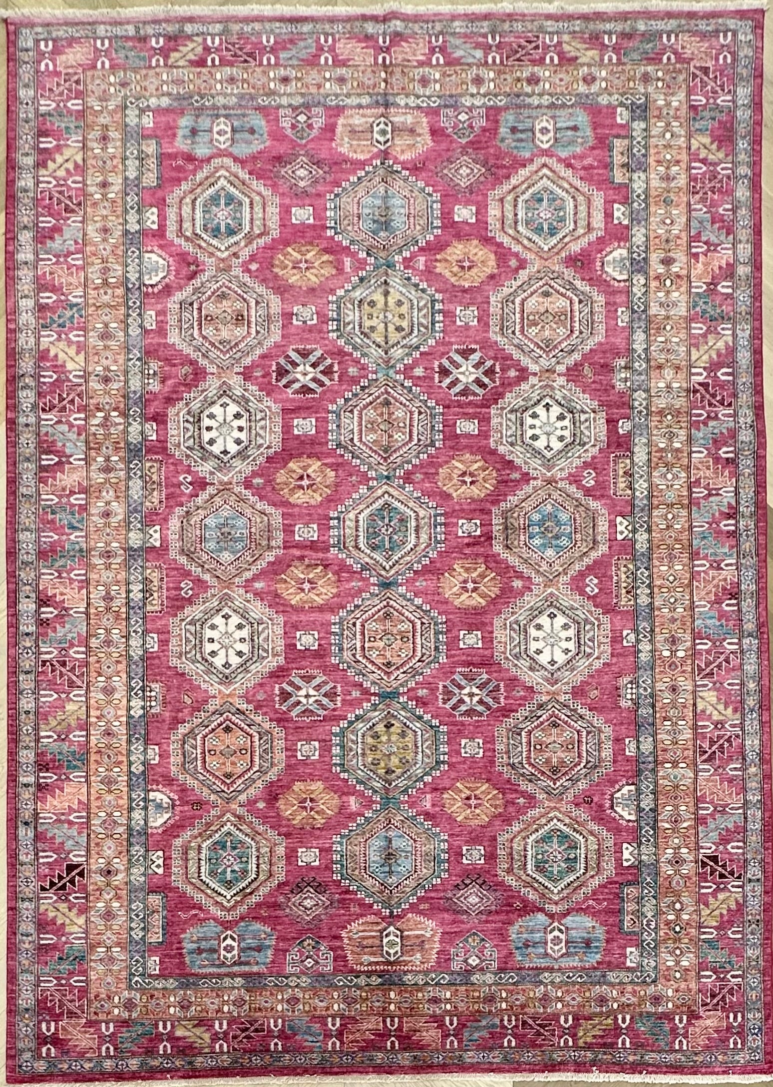 Chobi Afghan Handmade — 3.54 x 2.50