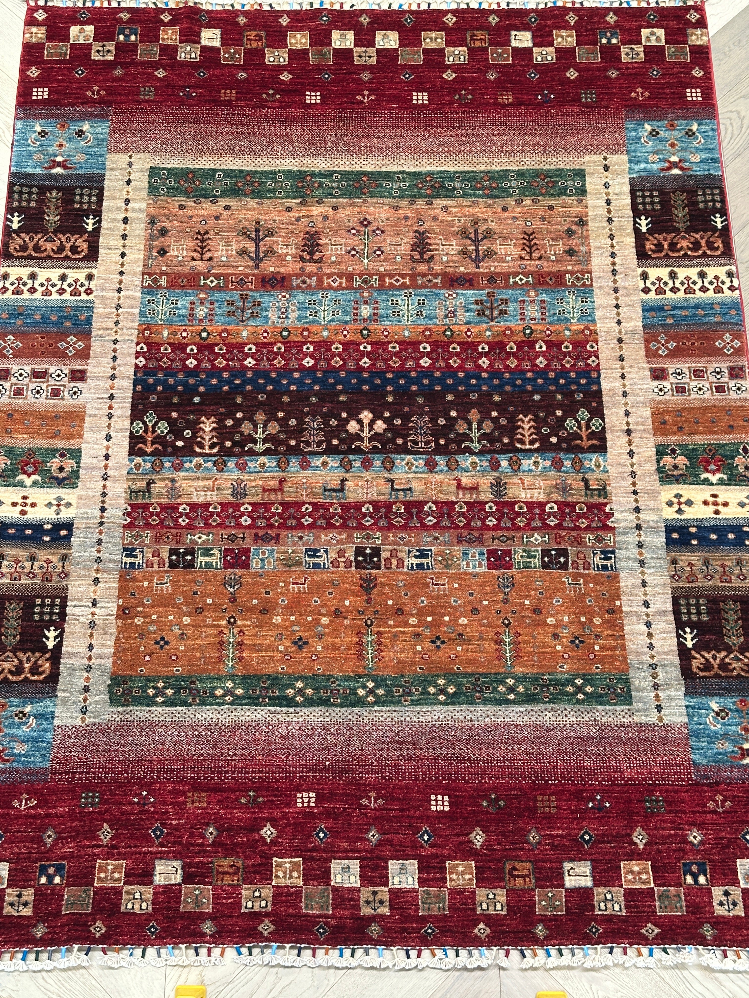 Chobi Afghan Handmade — 2.08 x 1.53