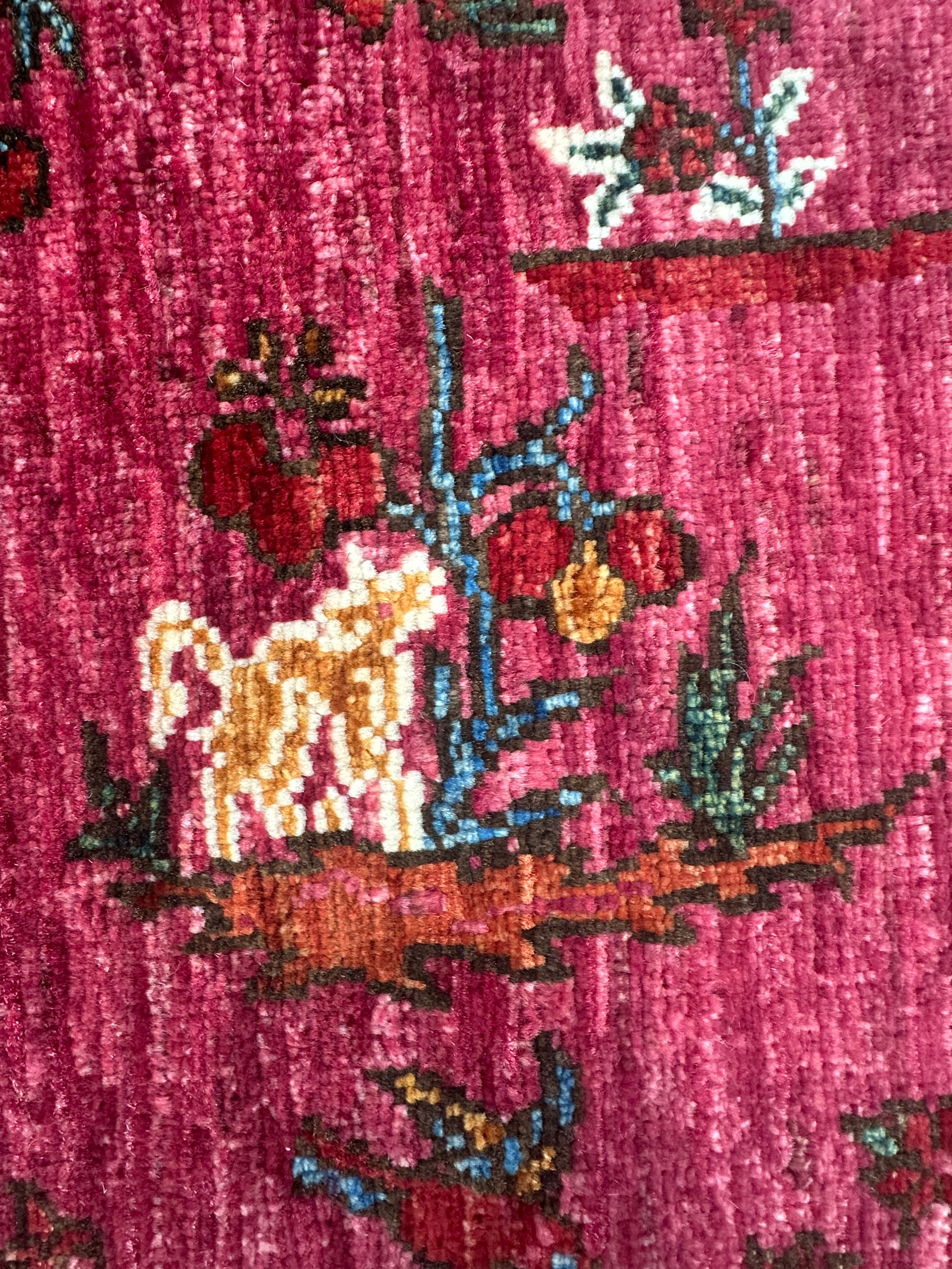 Afghan handmade rug,Chobi. Size:344x243cm
