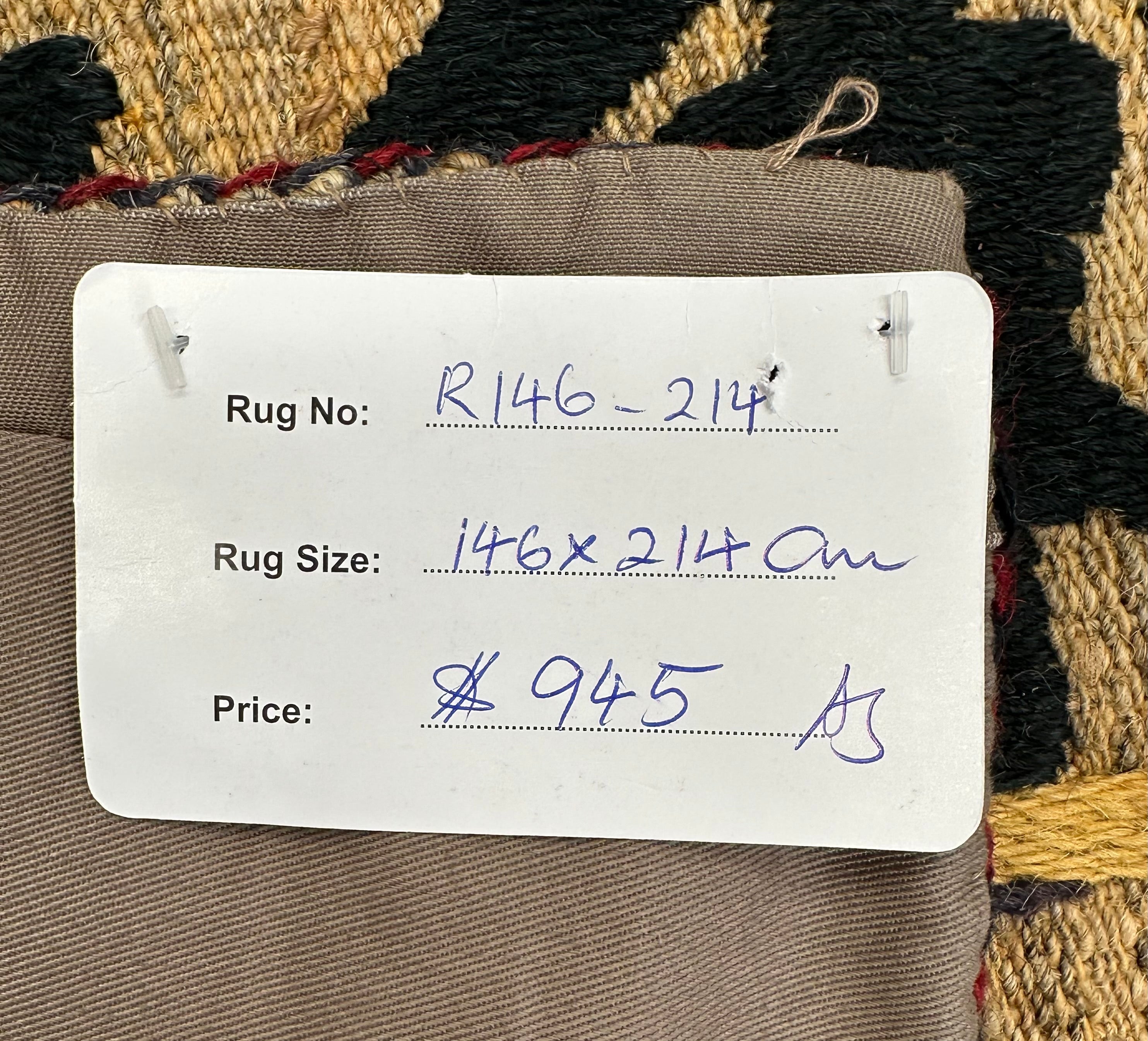 Afghan Handmade — 2.14 x 1.46