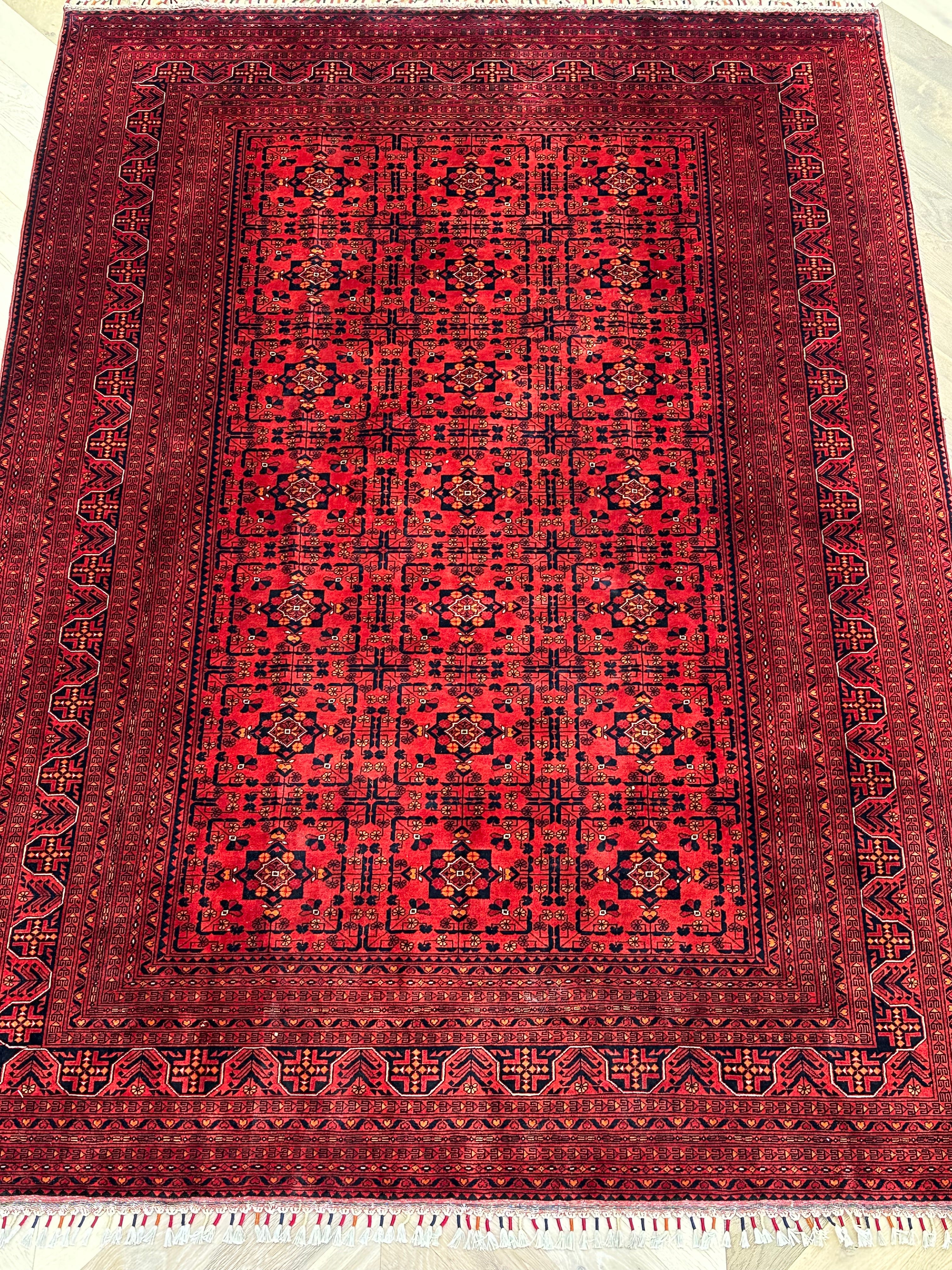 Natural Afghan Handmade — 2.80 x 2.00