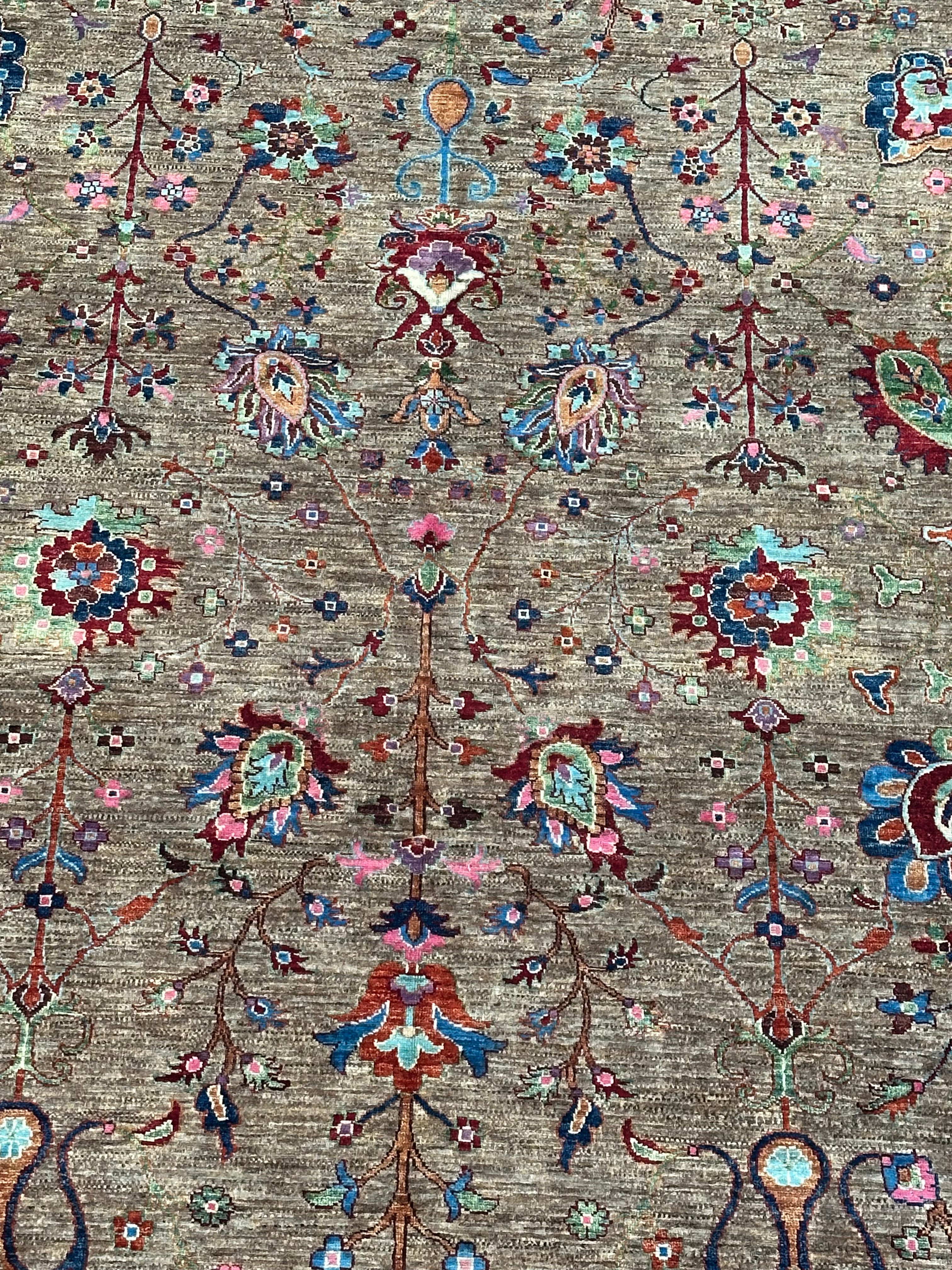 Chobi Afghan Handmade — 3.72 x 2.53