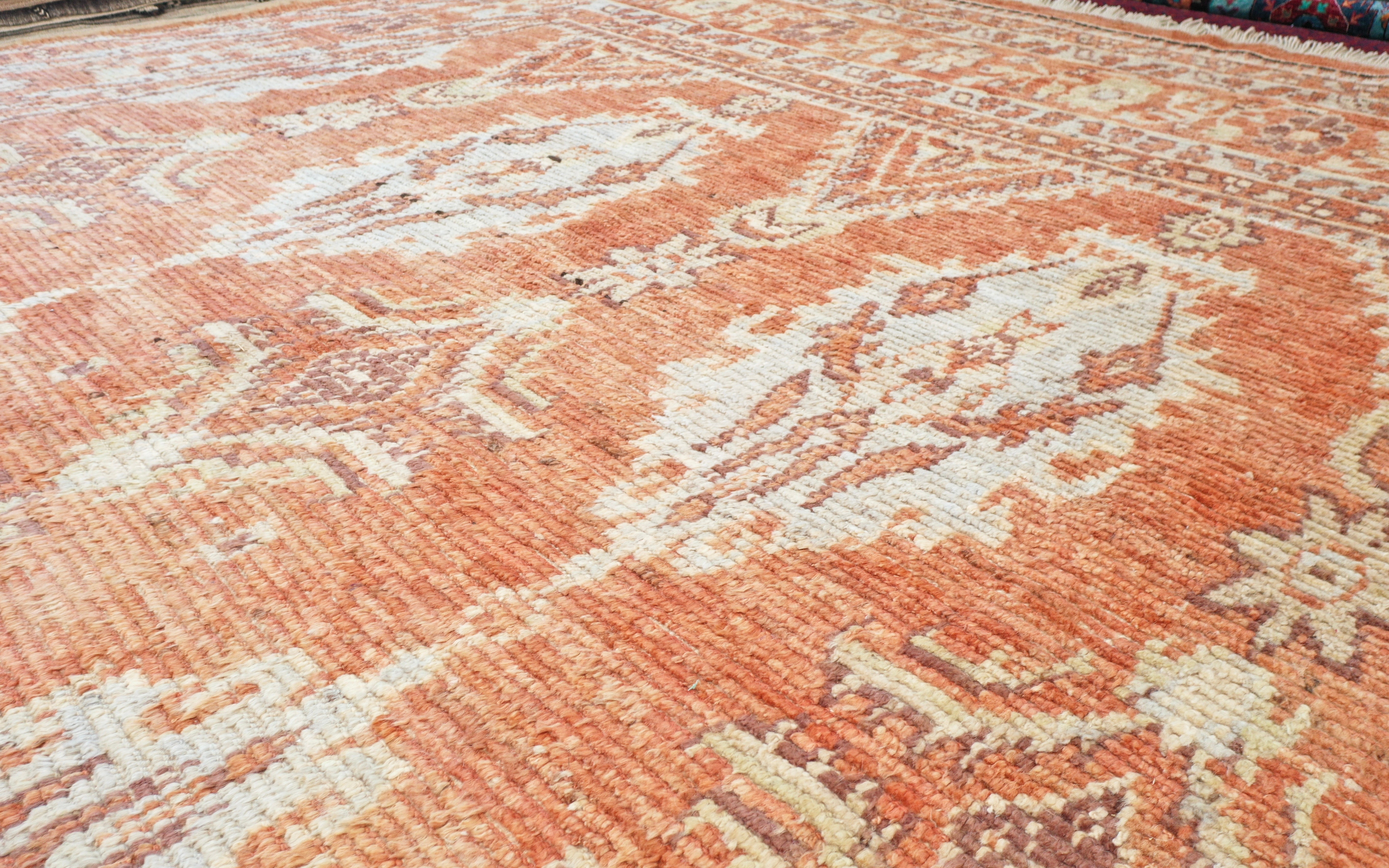 Terracotta Afghan Handmade — 4.57 x 3.67