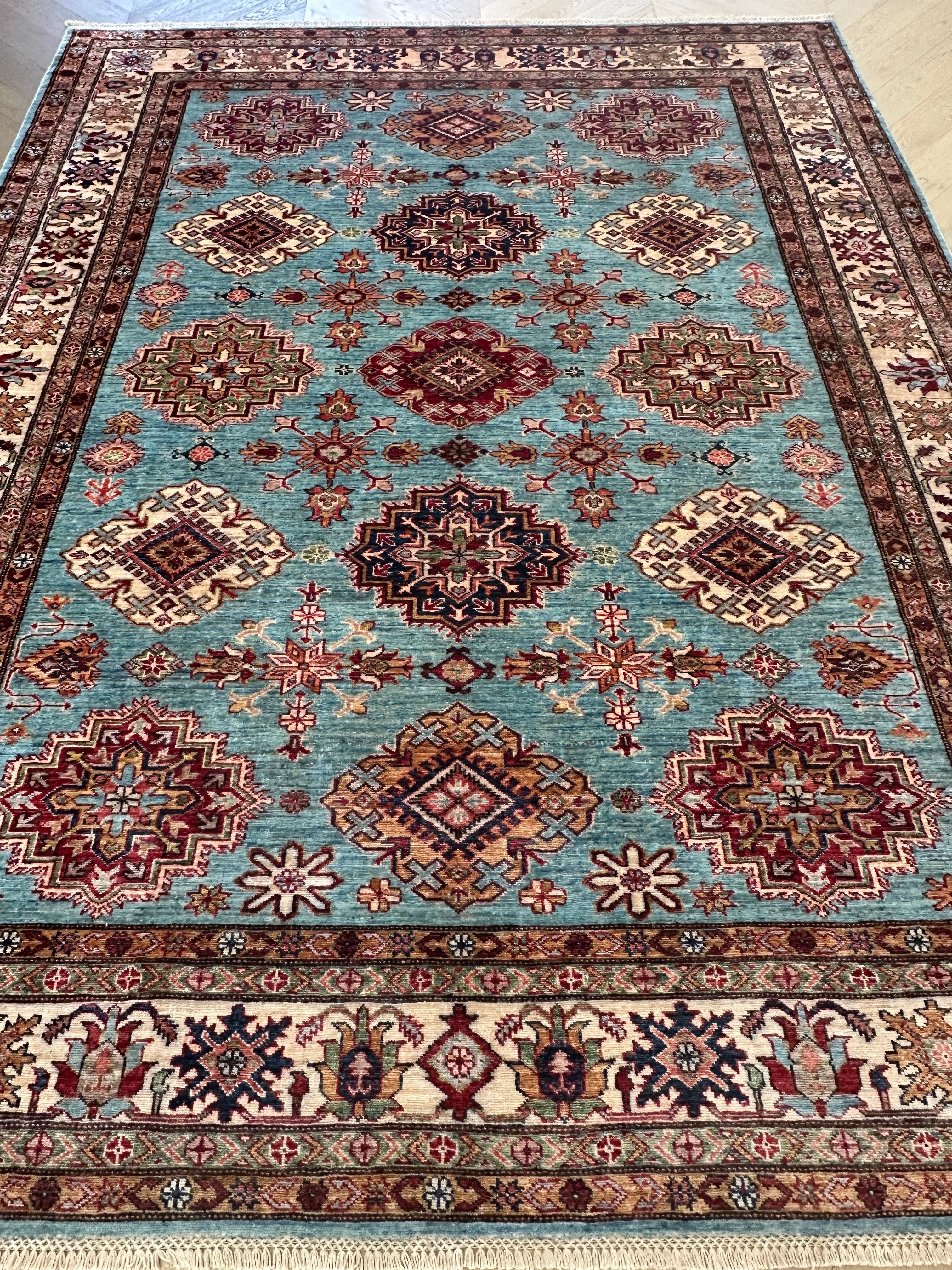 Chobi Afghan Handmade — 3.03 x 2.40