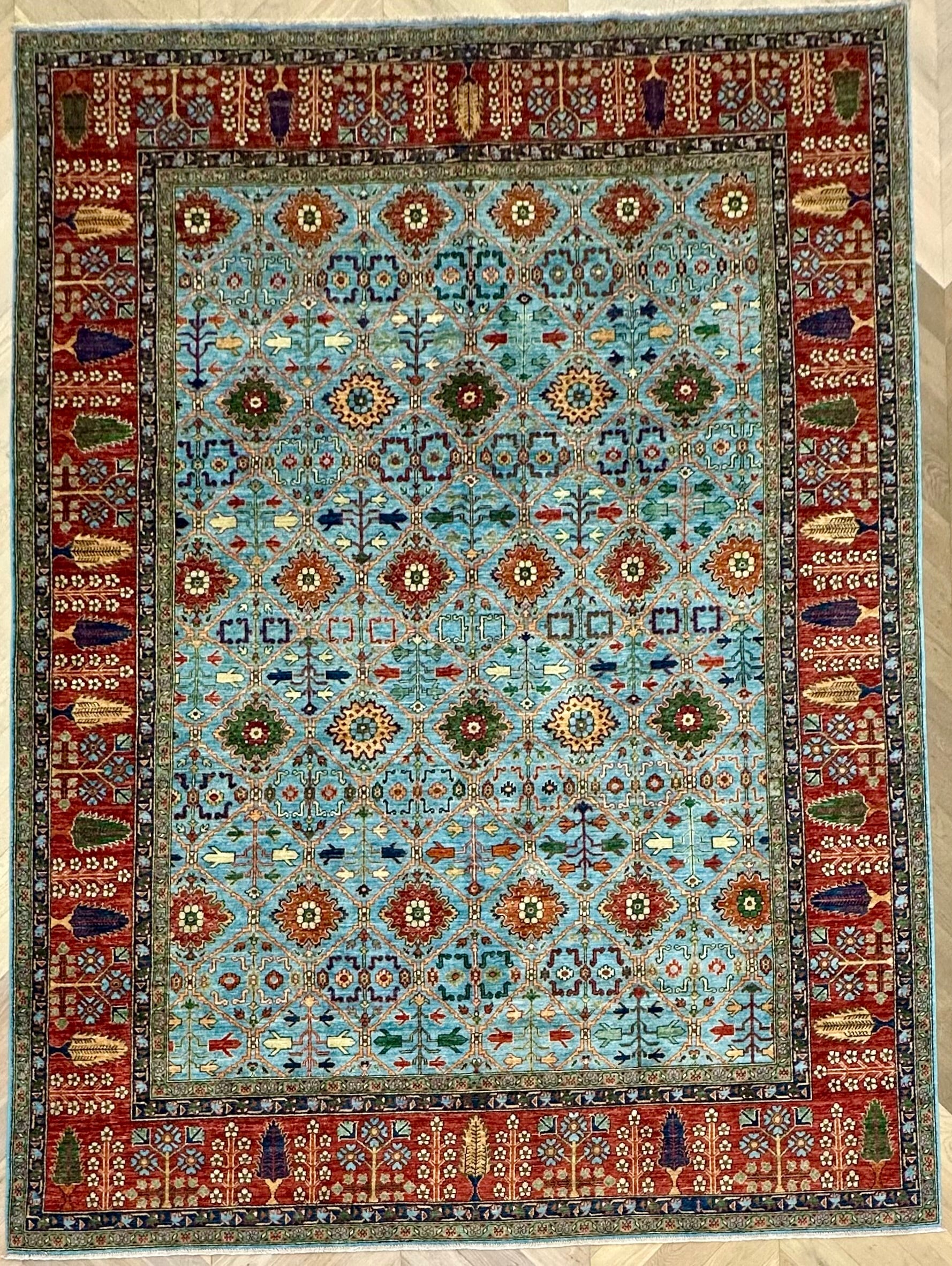 Chobi Afghan Handmade — 3.63 x 2.72