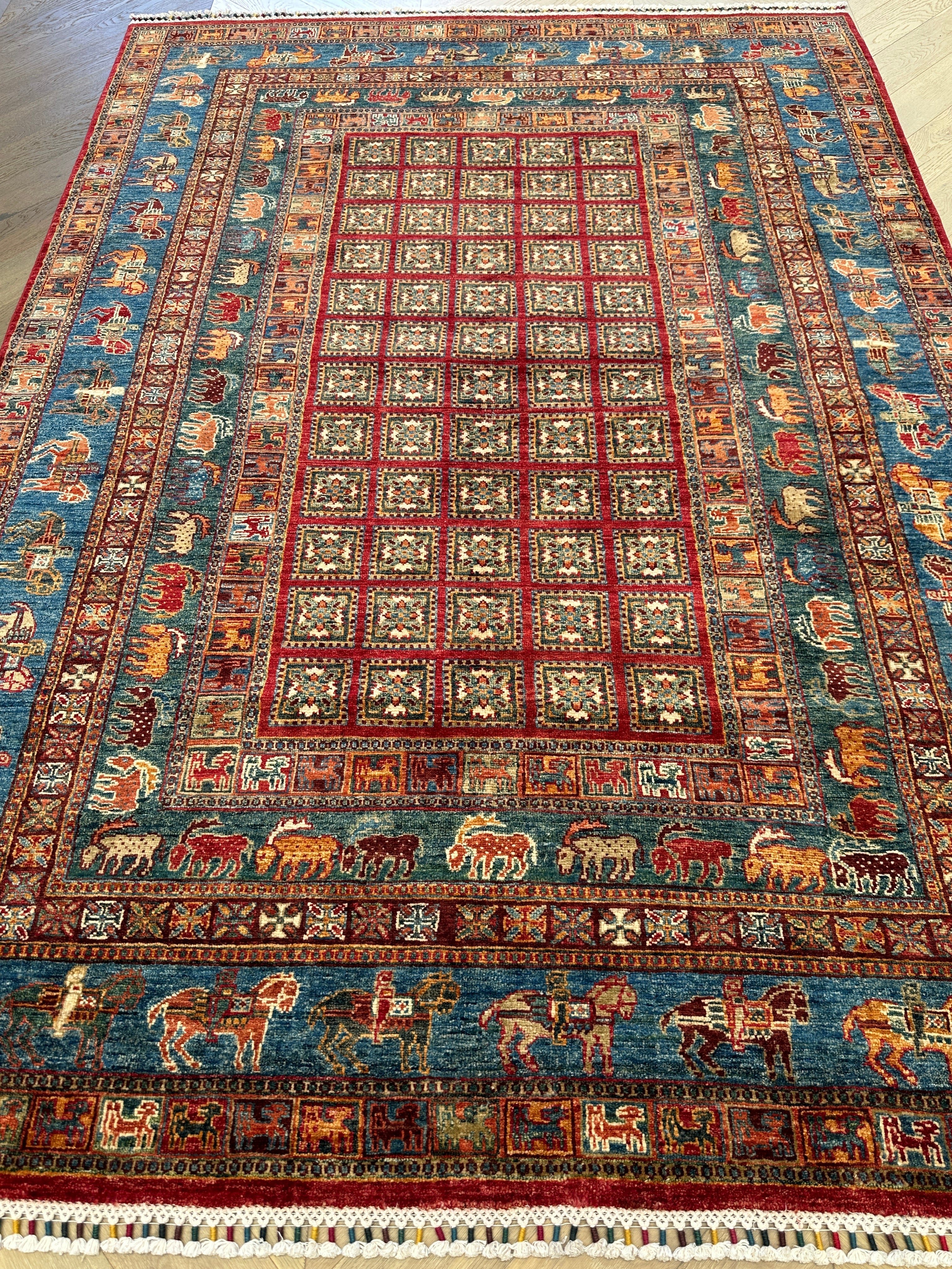Chobi Afghan Handmade — 2.60 x 1.84
