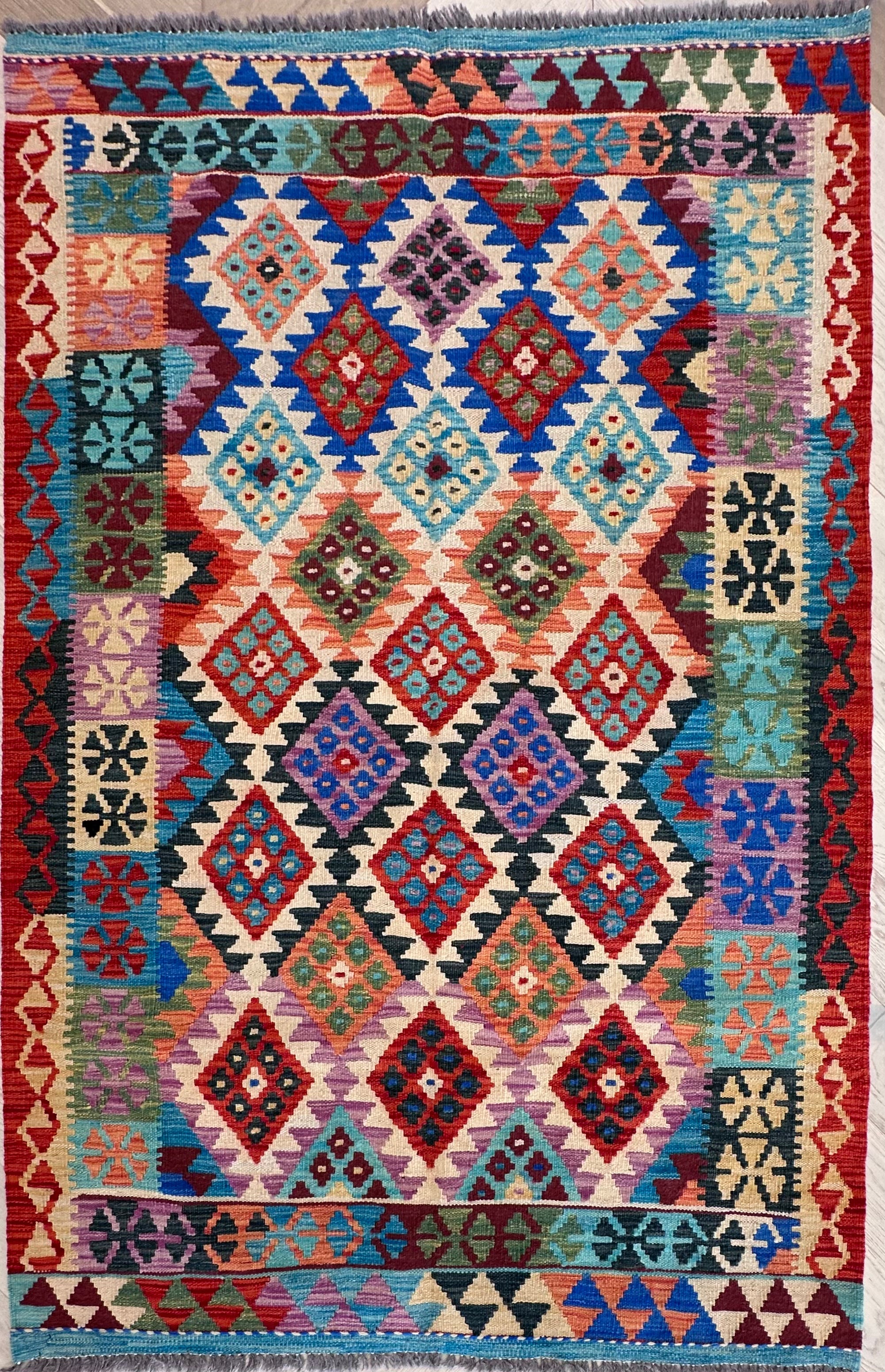 Chobi Afghan Handmade — 1.83 x 1.22