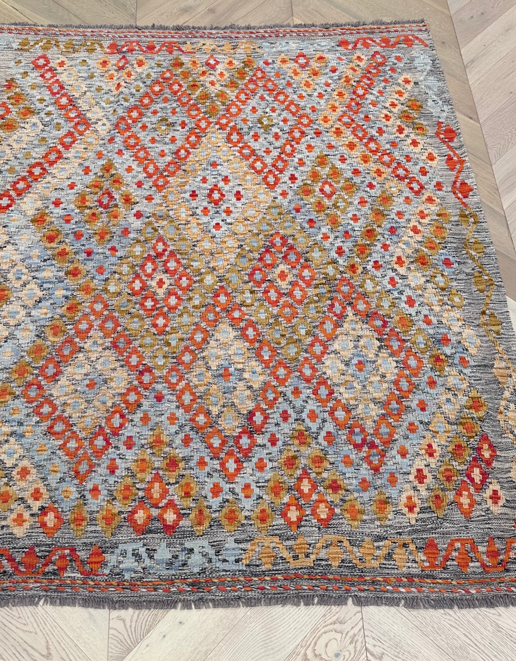 Chobi Afghan Handmade — 1.93 x 1.60