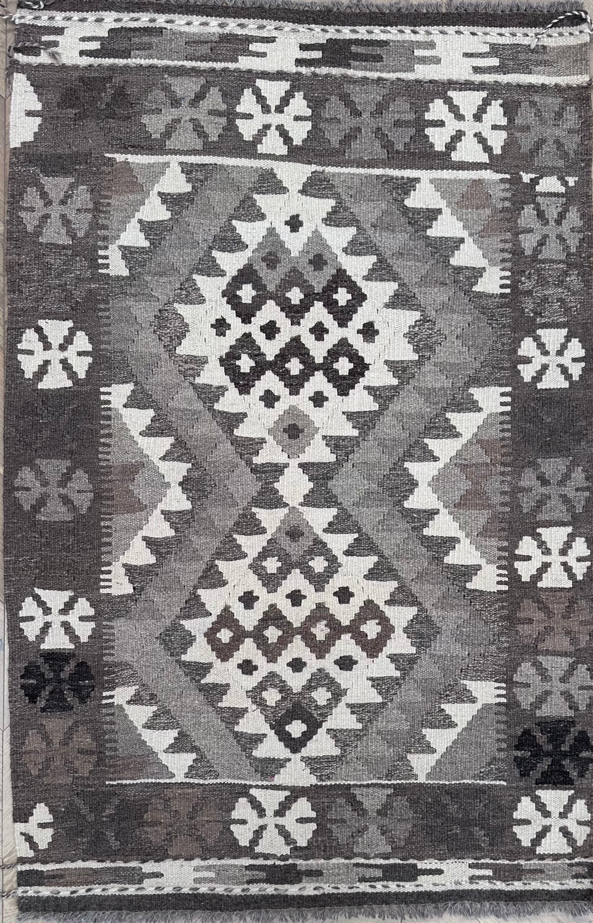 Chobi Afghan Handmade — 1.26 x 0.82