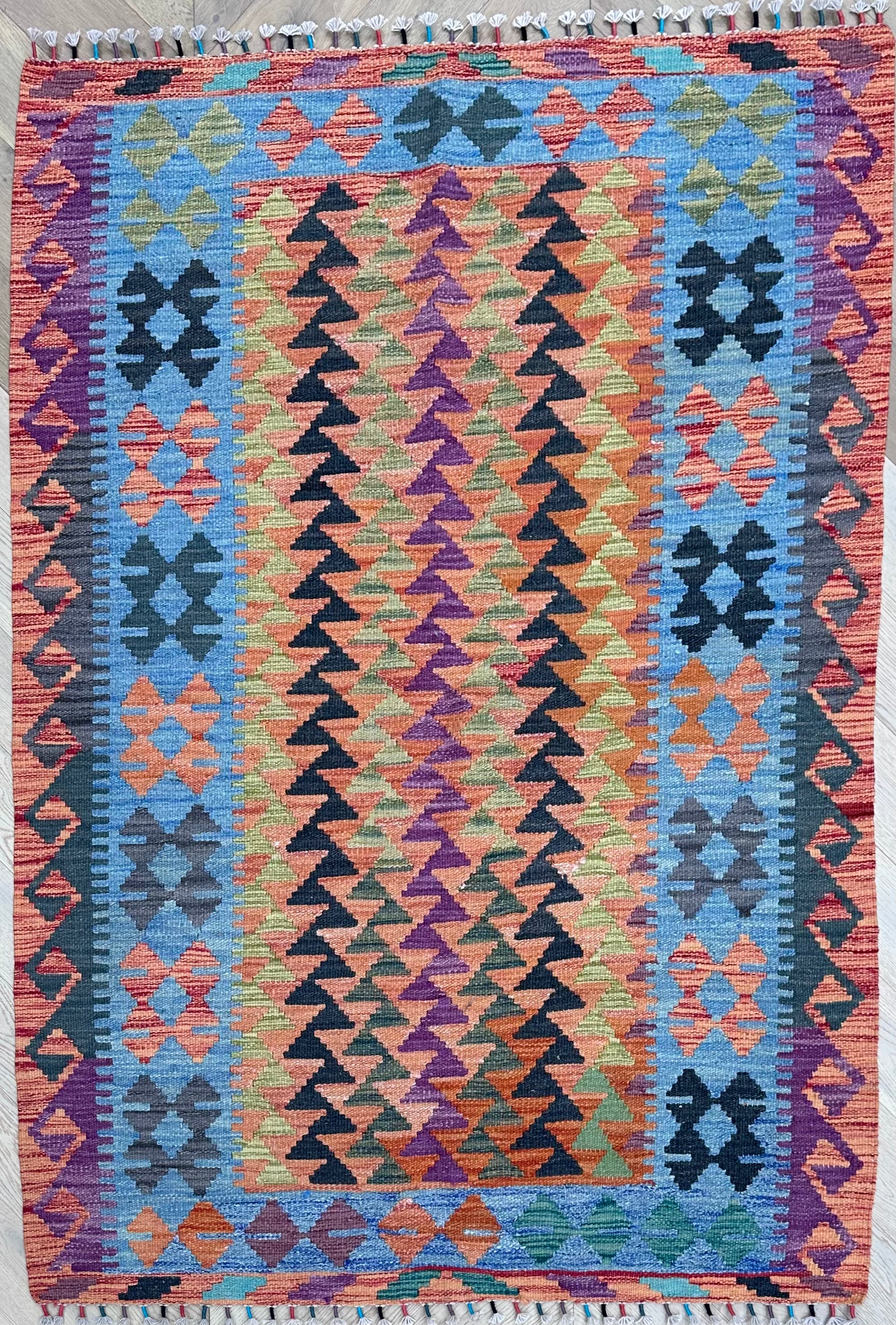 Chobi Afghan Handmade — 1.79 x 1.23