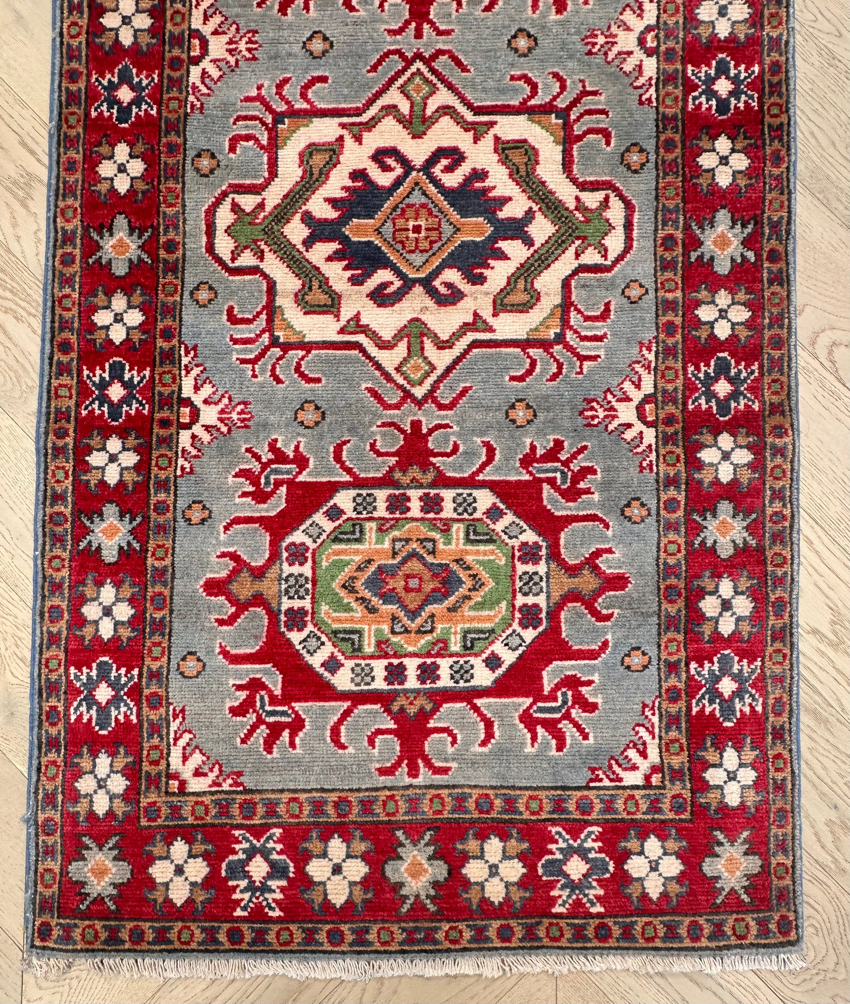 Kazak handmade runner — 3.03 x 0.80