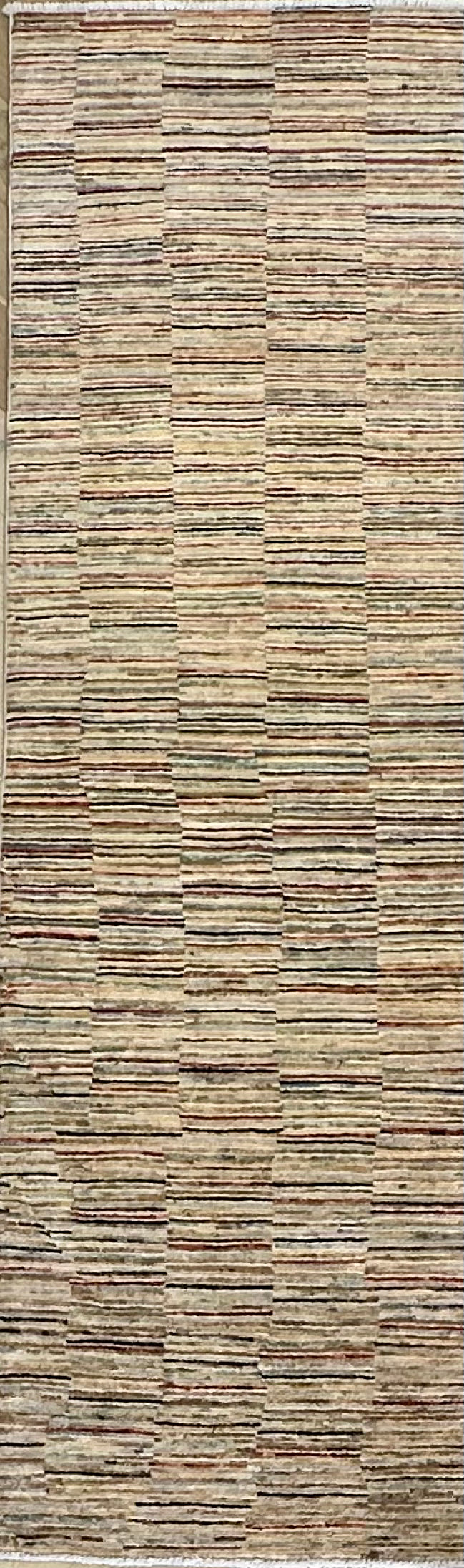 Handmade Gaba rug-runner — 2.51 x 0.73