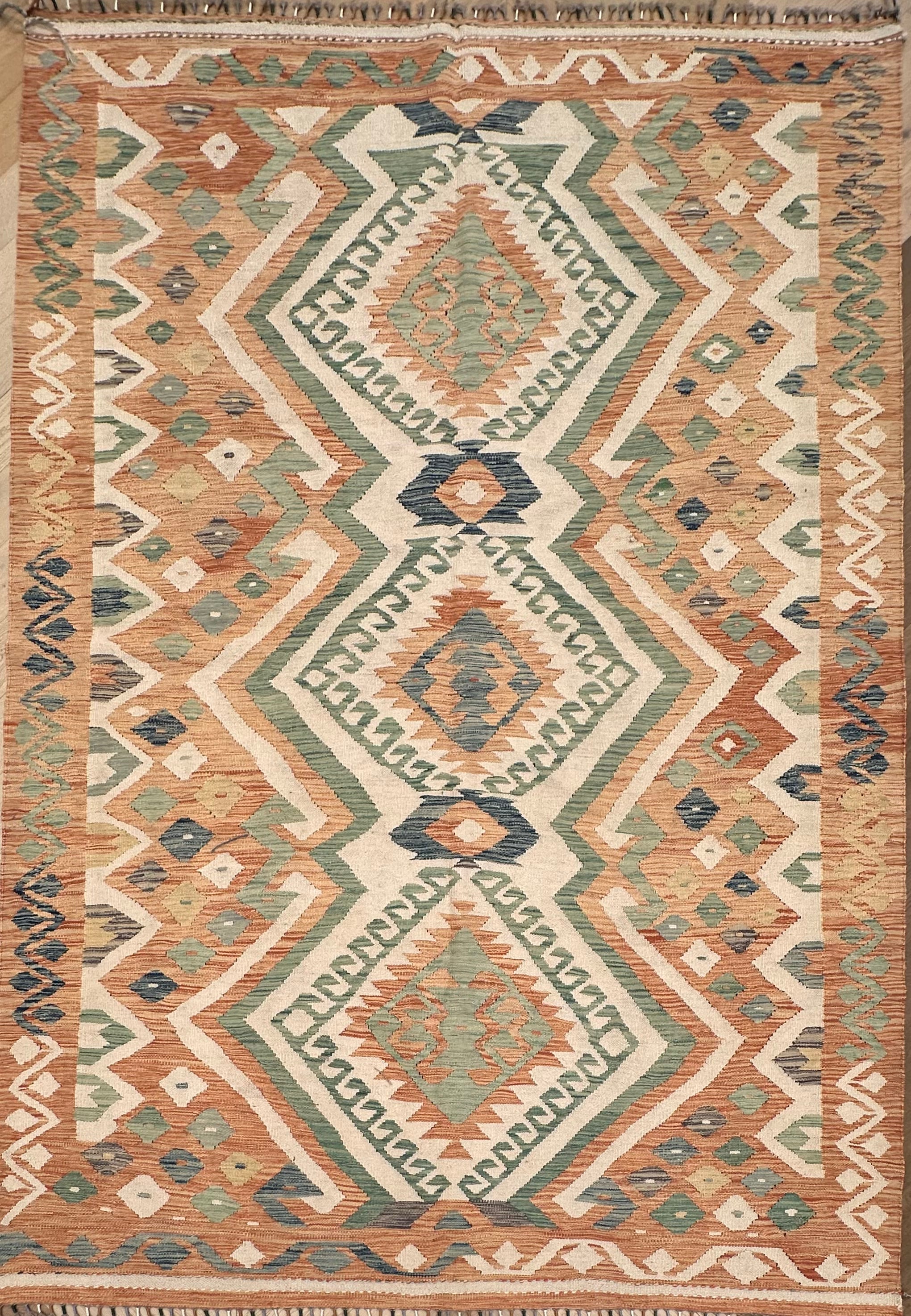 Chobi Afghan Handmade — 2.89 x 2.03