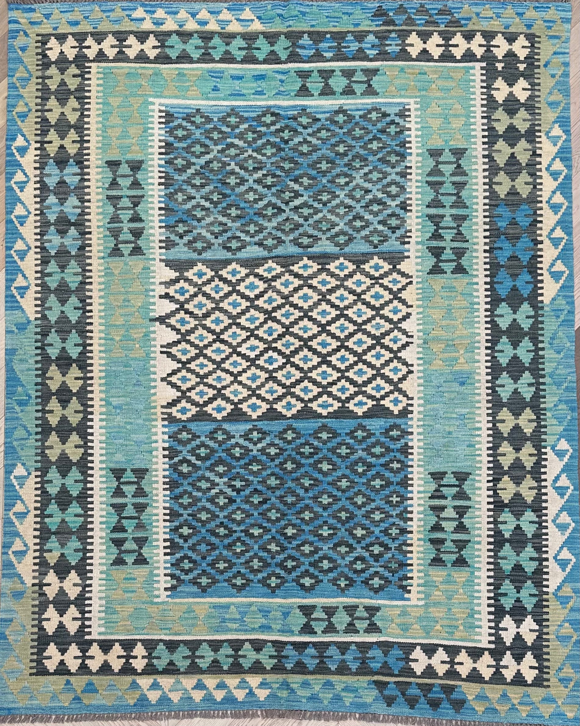 Chobi Afghan Handmade — 2.51 x 1.91