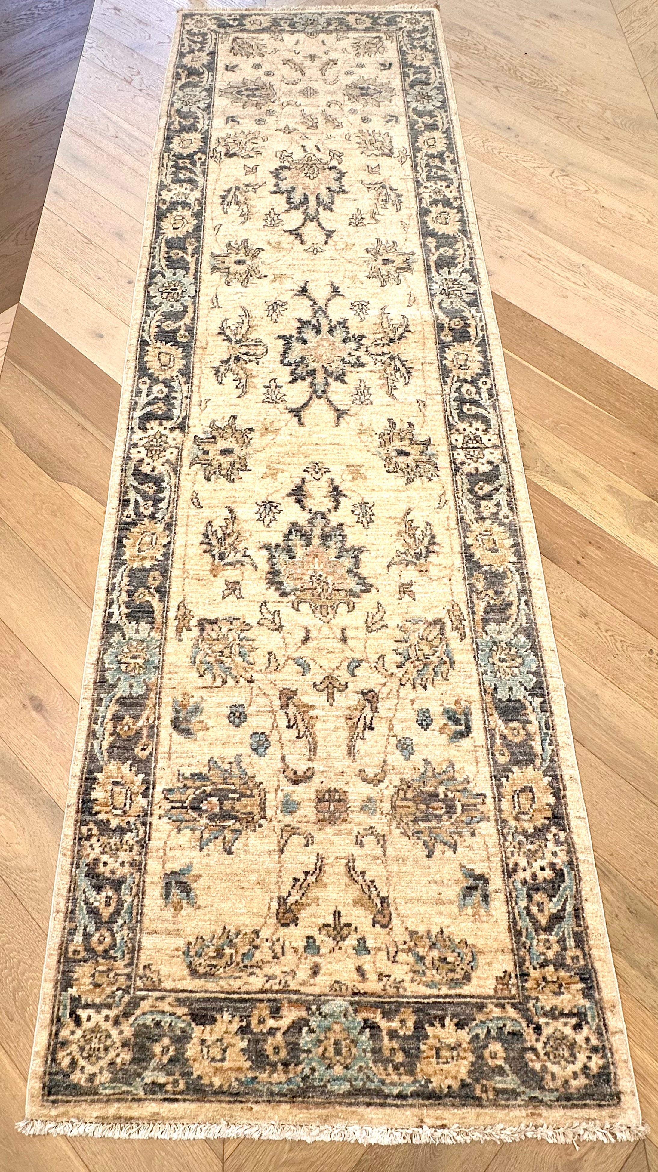 Chobi Afghan Handmade — 2.86 x 0.81