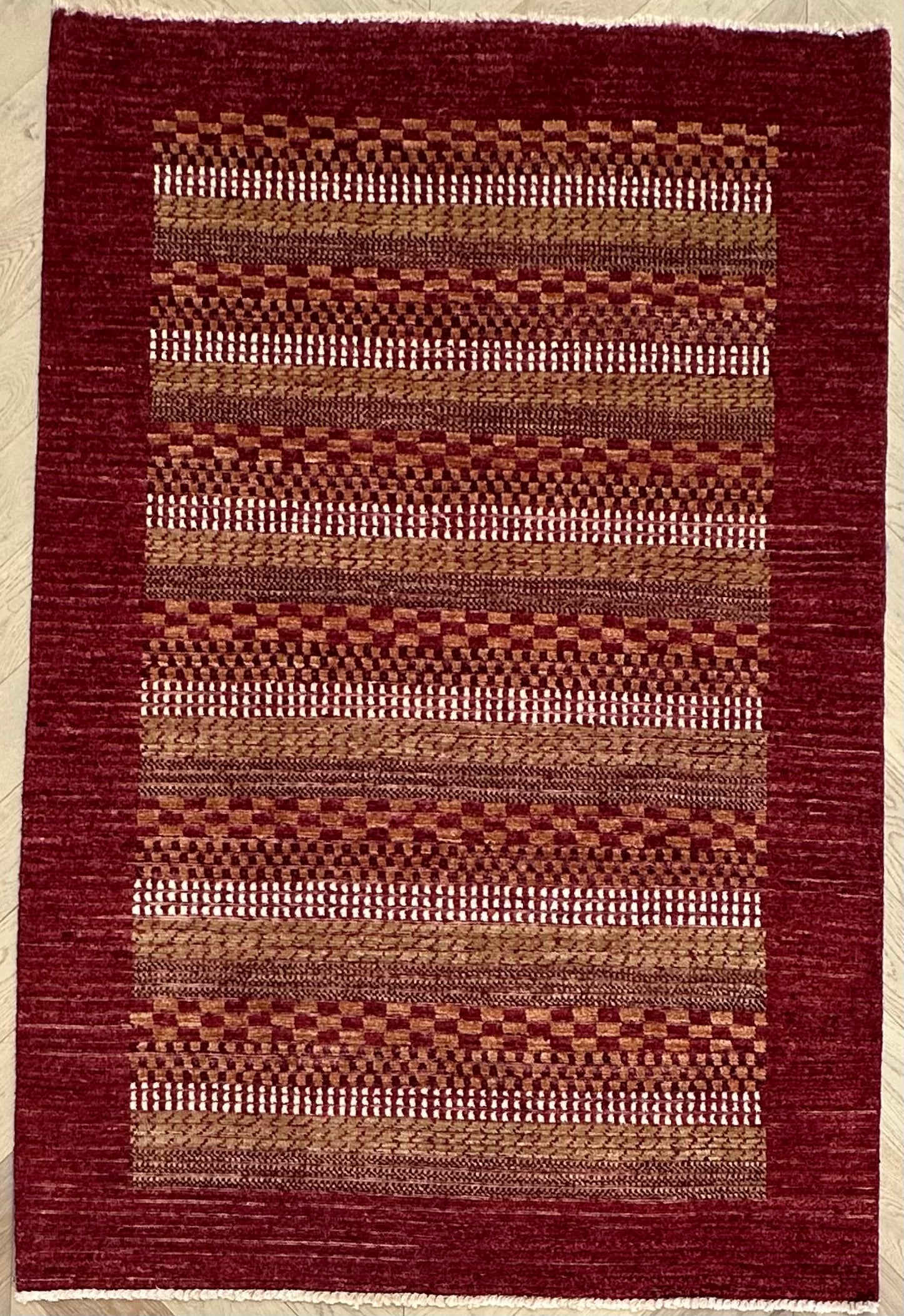 HANDMADE AFGHAN MUSHWANI KILIM | CM|