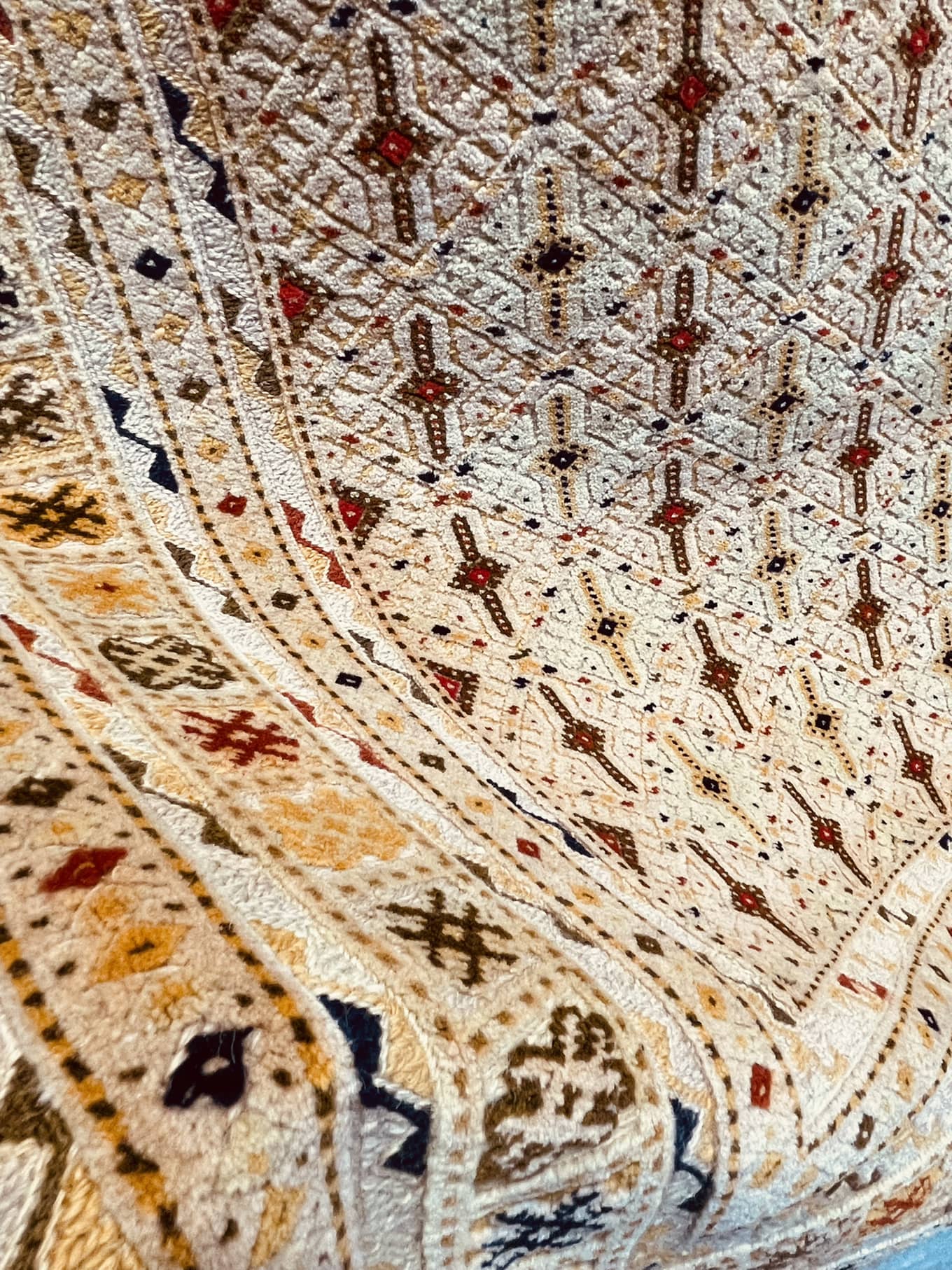Red HANDMADE AFGHAN MUSHWANI KILIM | 190 X 160 CM |