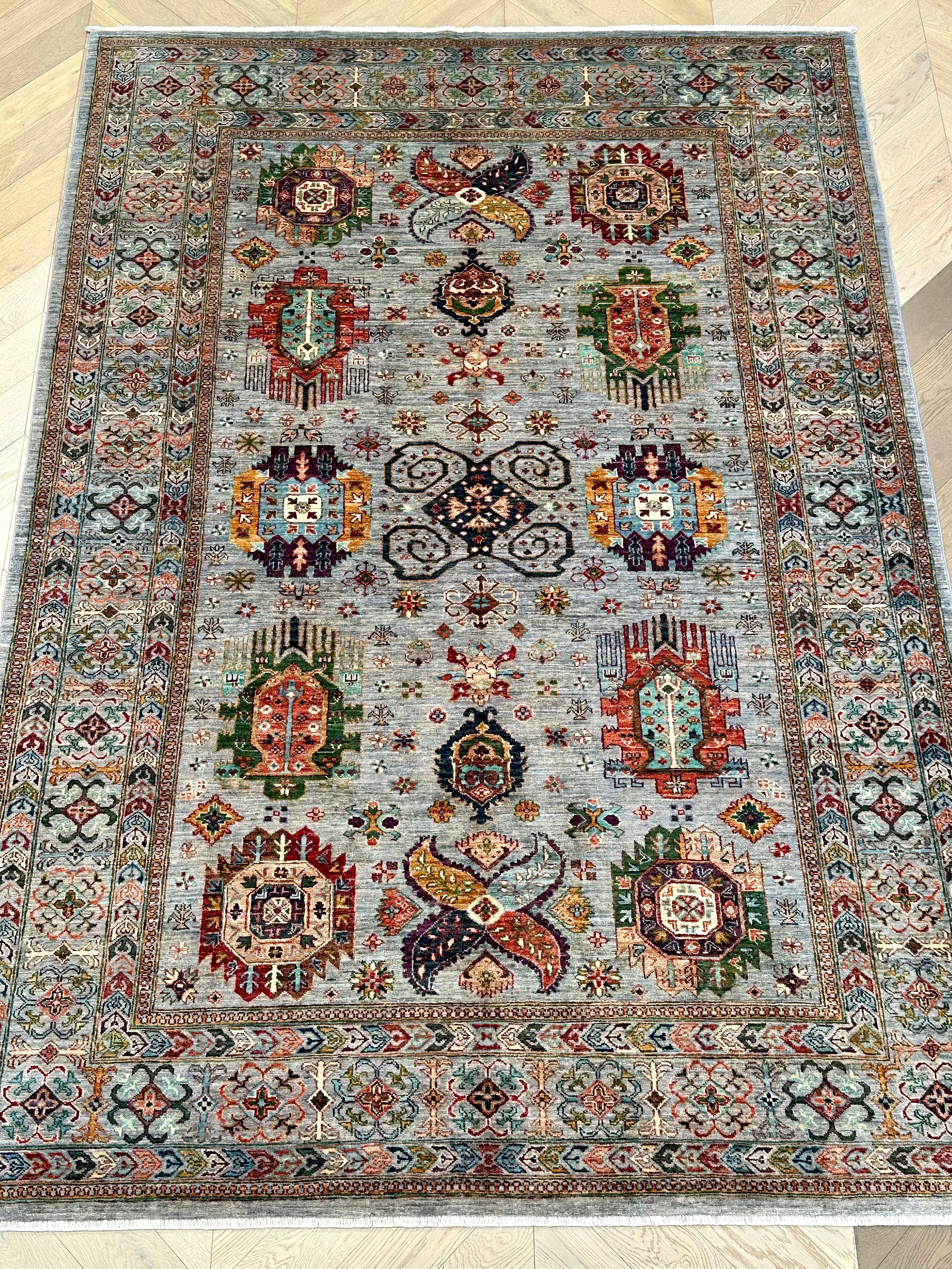 Chobi Afghan Handmade — 2.96 x 2.00