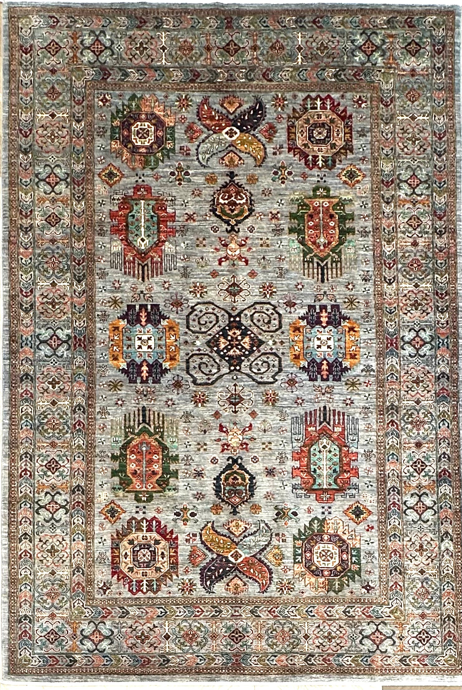 Chobi Afghan Handmade — 2.96 x 2.00