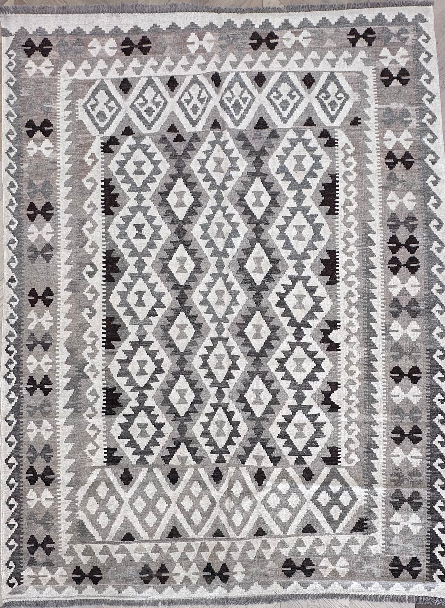 Chobi Afghan Handmade — 2.52 x 1.92