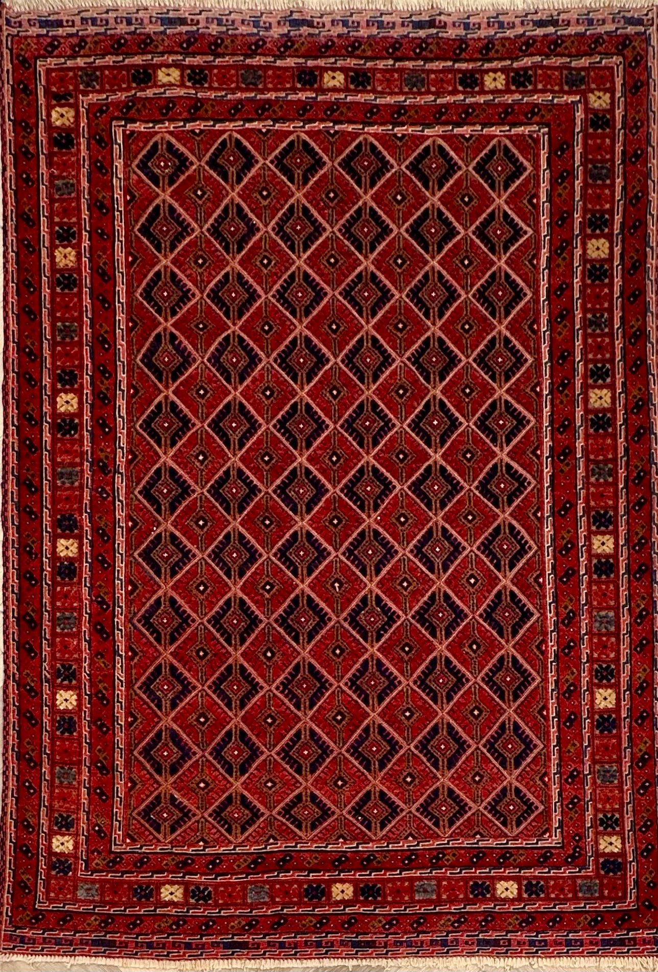 HANDMADE AFGHAN MUSHWANI KILIM | CM|