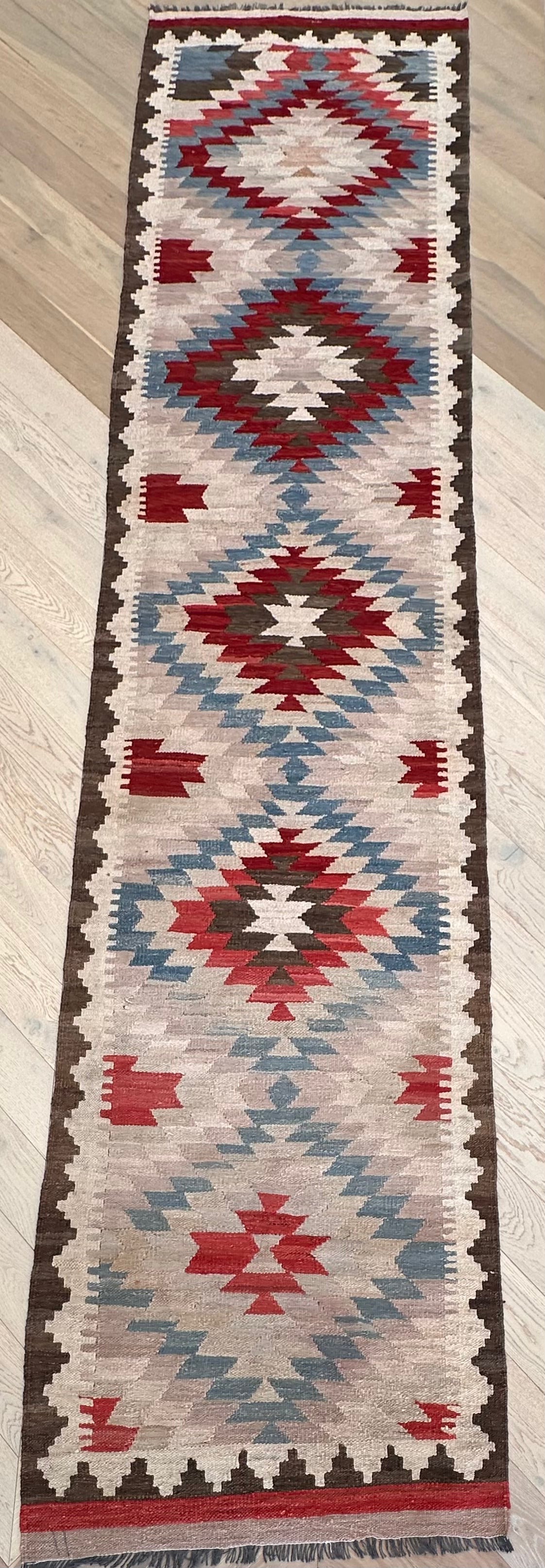 Chobi Afghan Handmade — 3.89 x 0.87