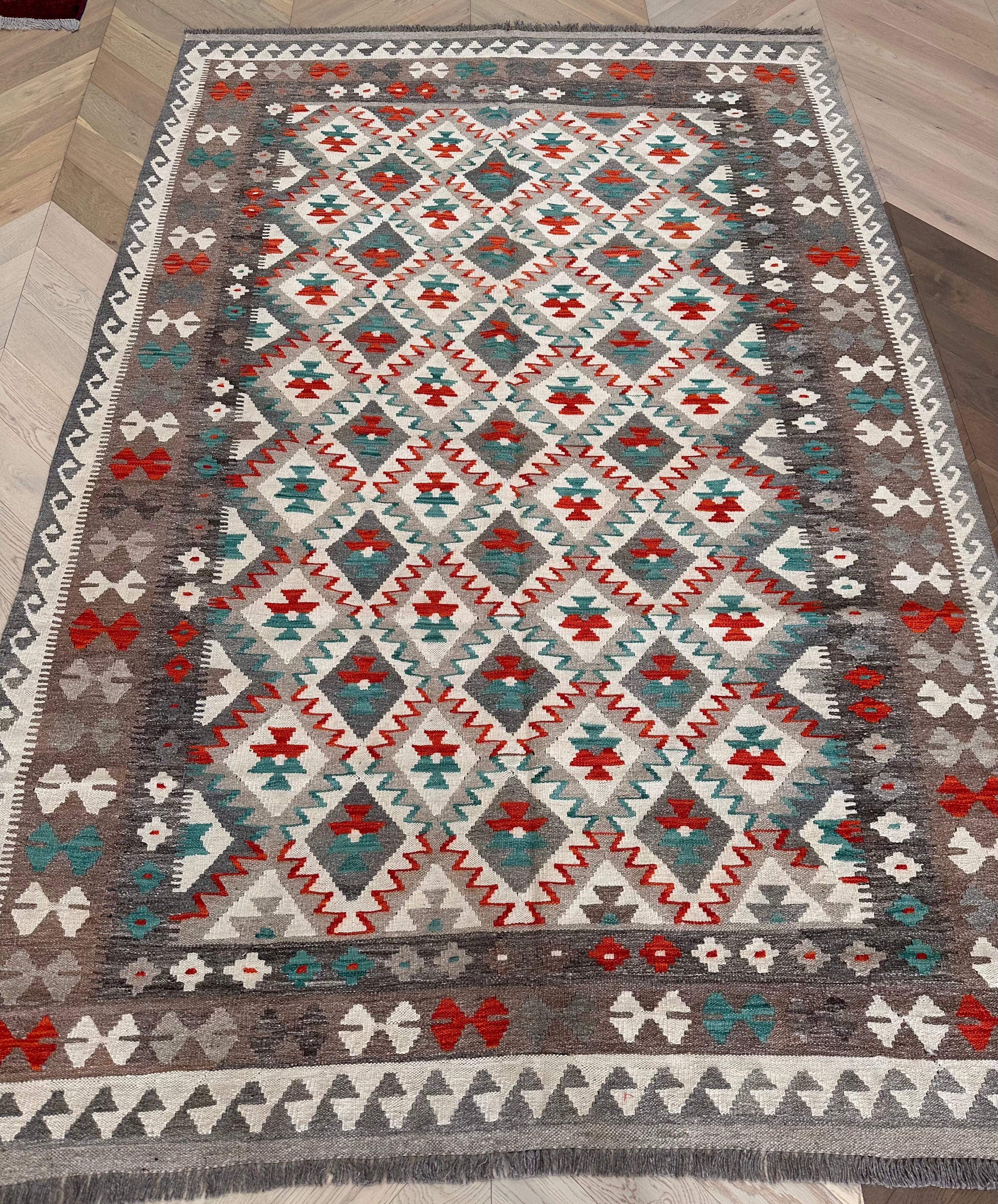 Chobi Afghan Handmade — 3.00 x 2.01