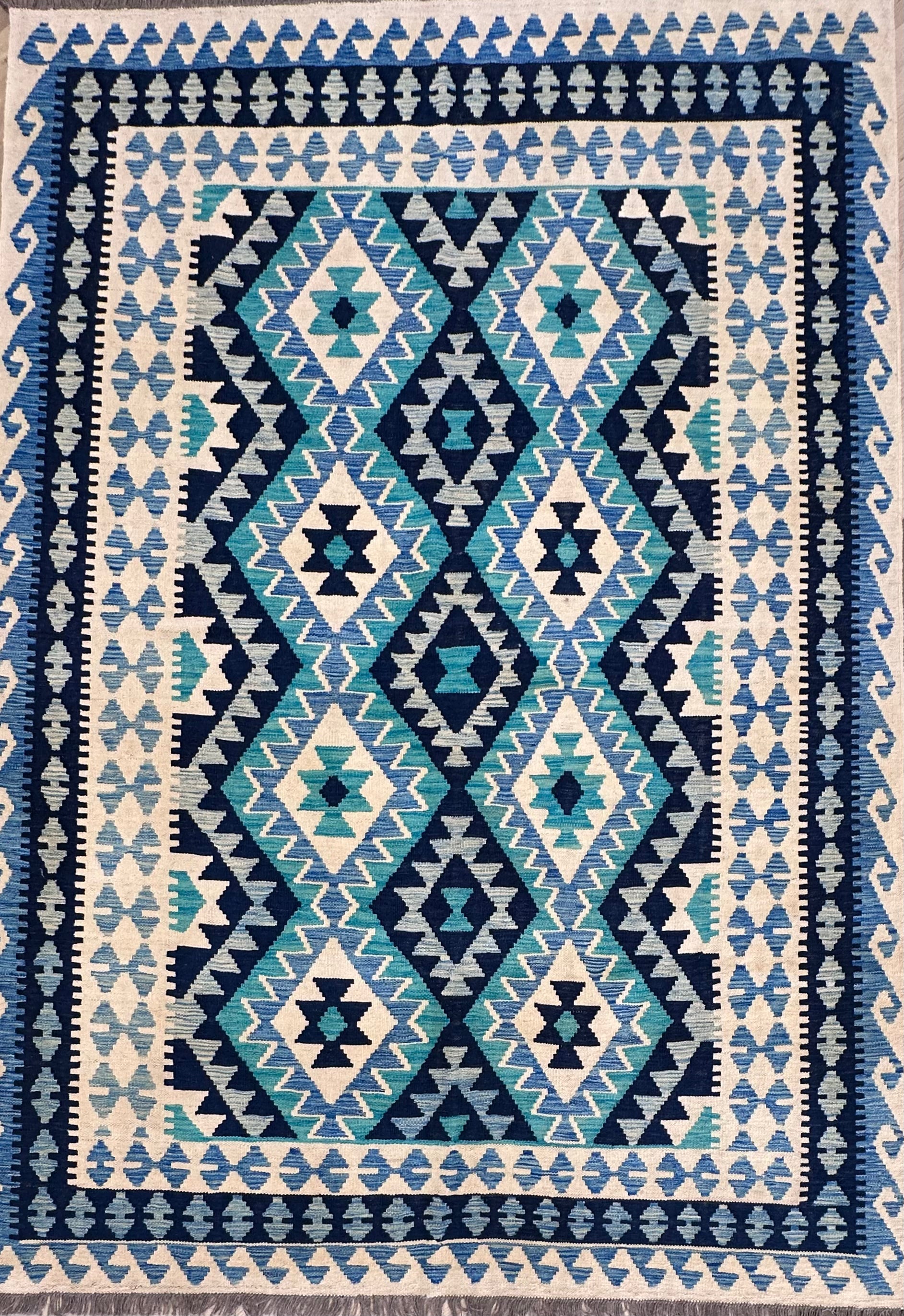 Chobi Afghan Handmade — 2.67 x 1.86