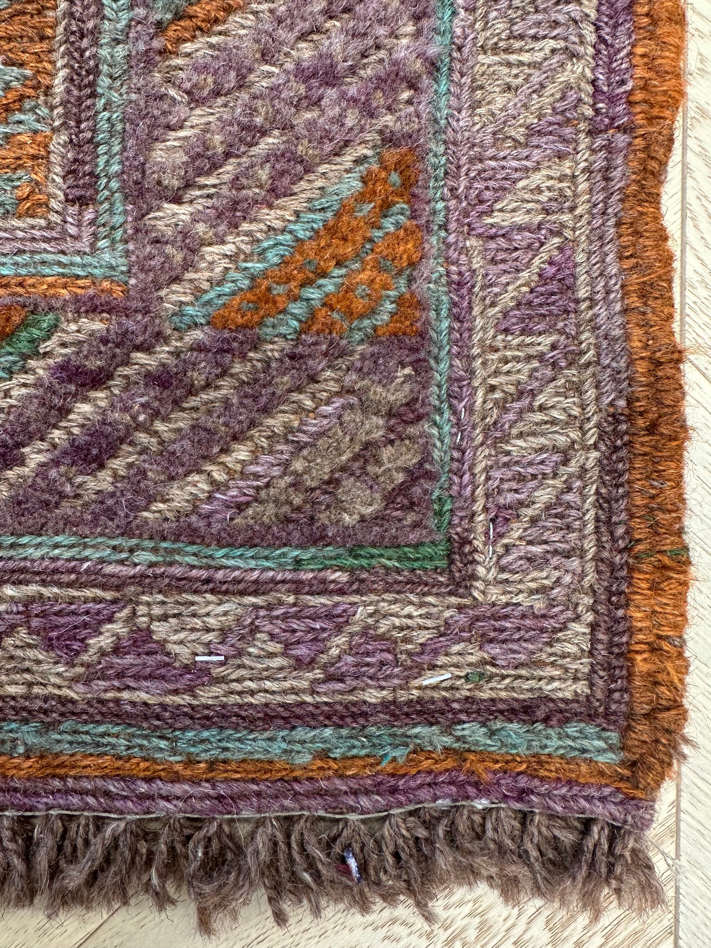 HANDMADE AFGHAN MUSHWANI KILIM | CM|