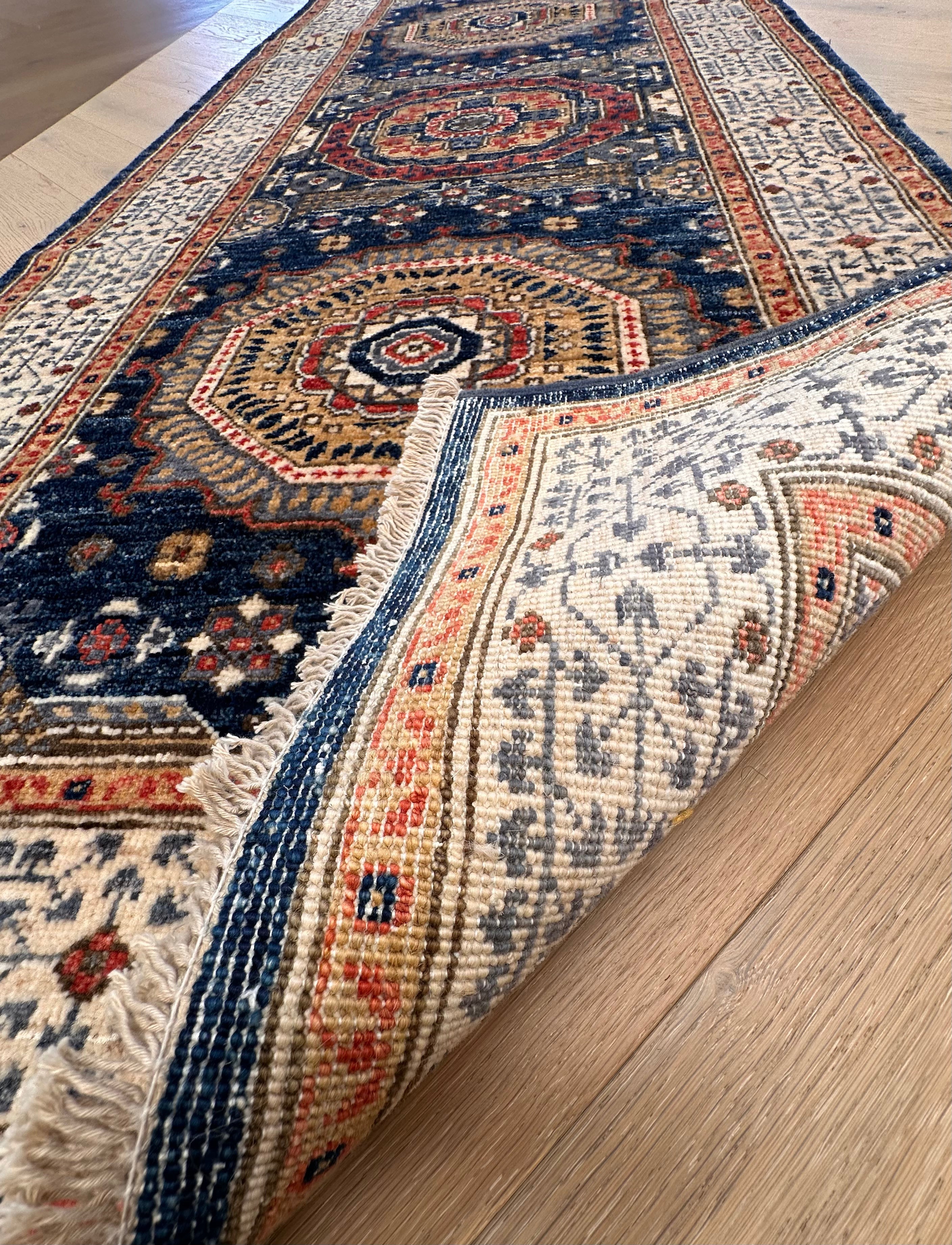 Chobi Afghan Handmade — 3.00 x 0.87