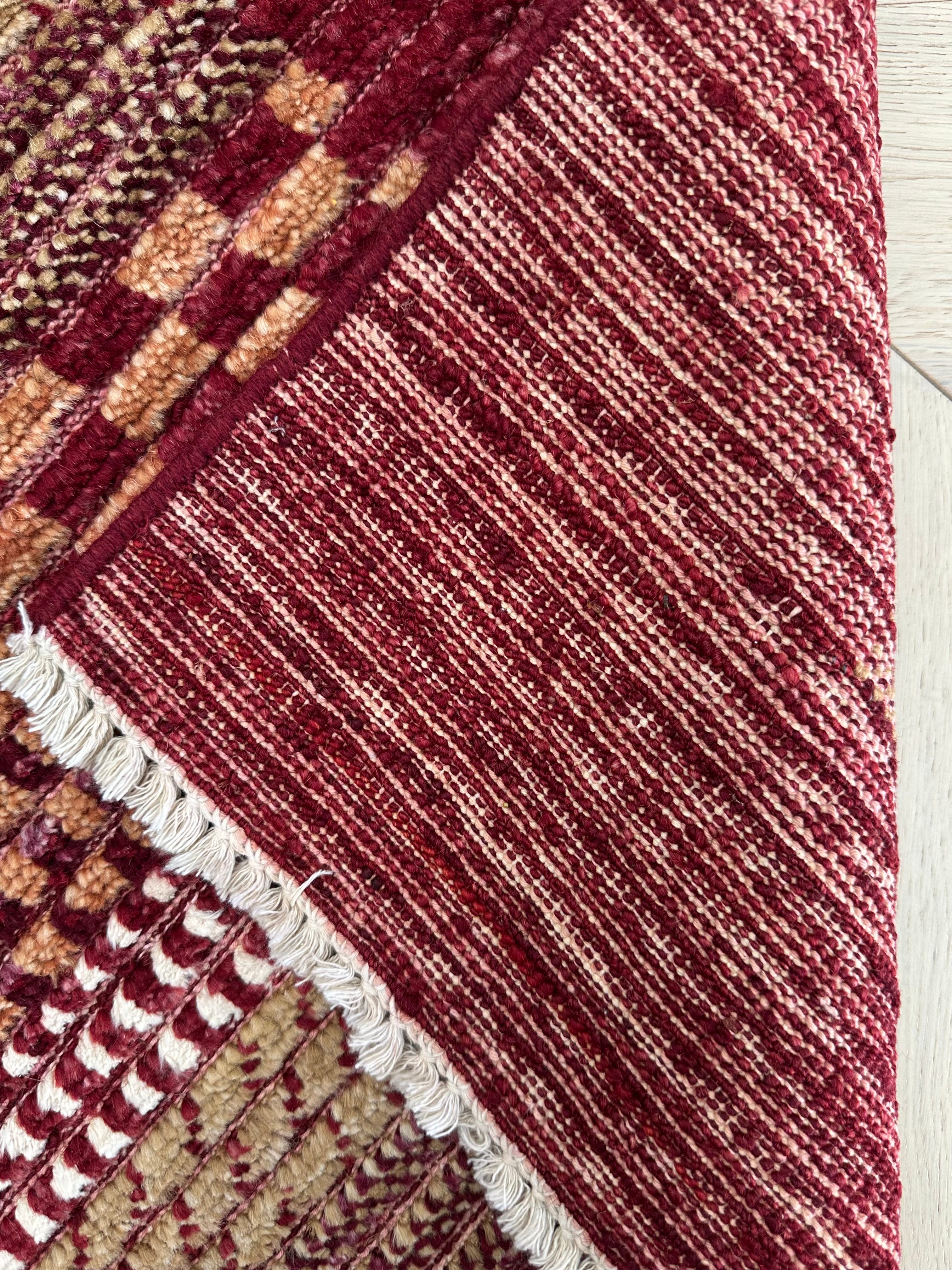 HANDMADE AFGHAN MUSHWANI KILIM | CM|